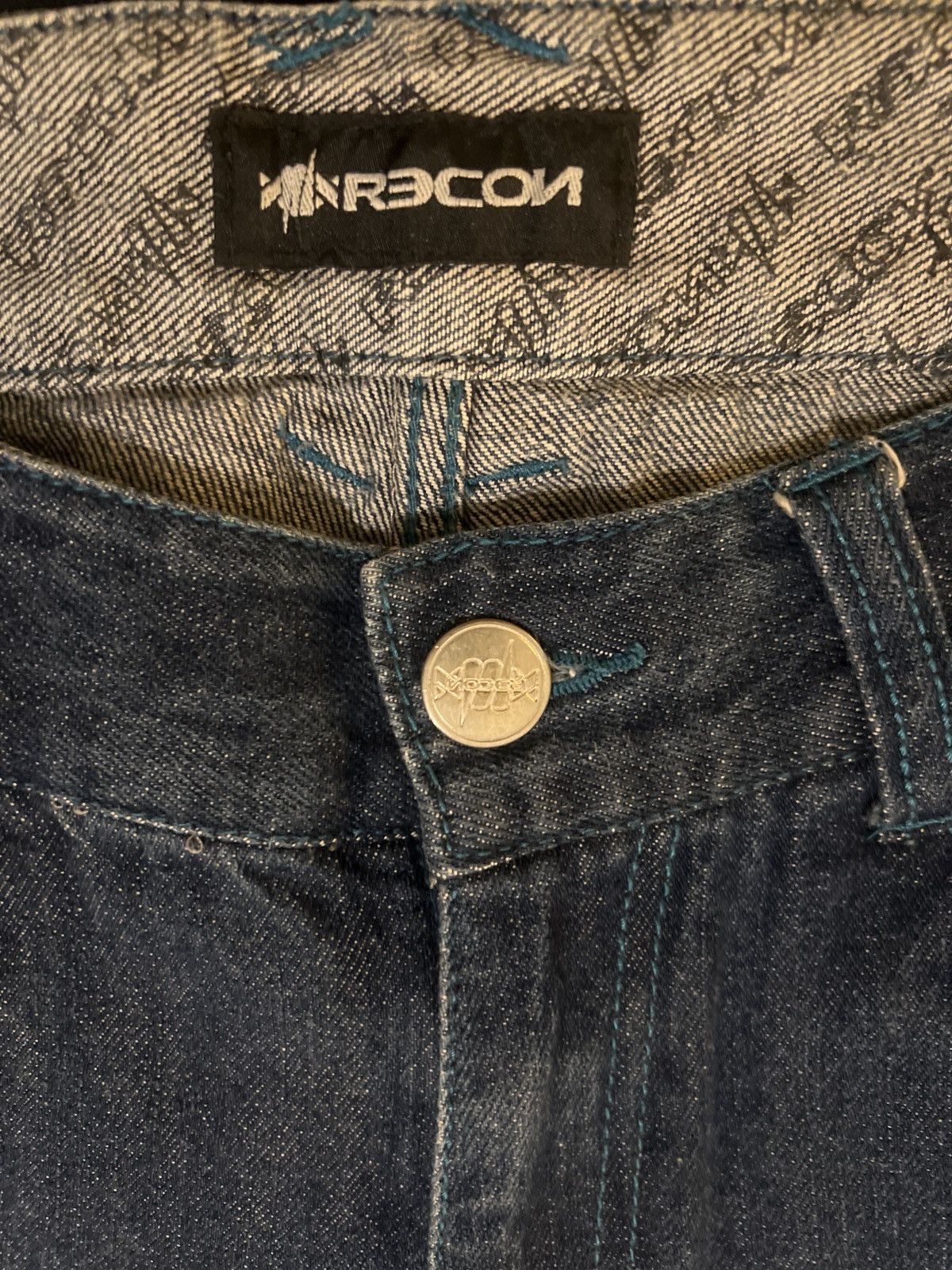 Recon 00’s Recon blue stitched denim Size US 31 - 6 Thumbnail