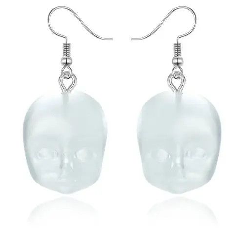 Jewelry Face Resin Dangle Drop Earrings Size ONE SIZE - 4 Thumbnail