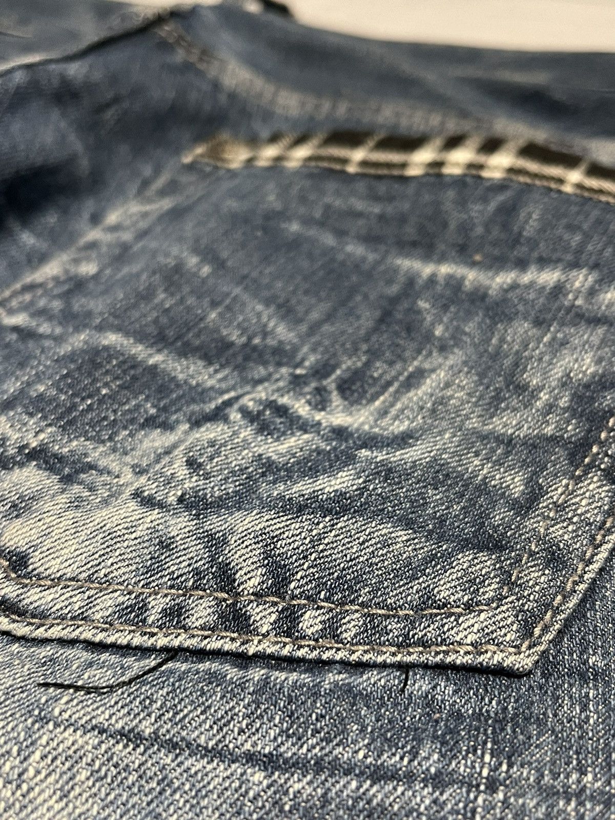 Japanese Brand × Vintage Japanese Brand Wild Life Distressed Denim Pant Size US 32 / EU 48 - 10 Thumbnail