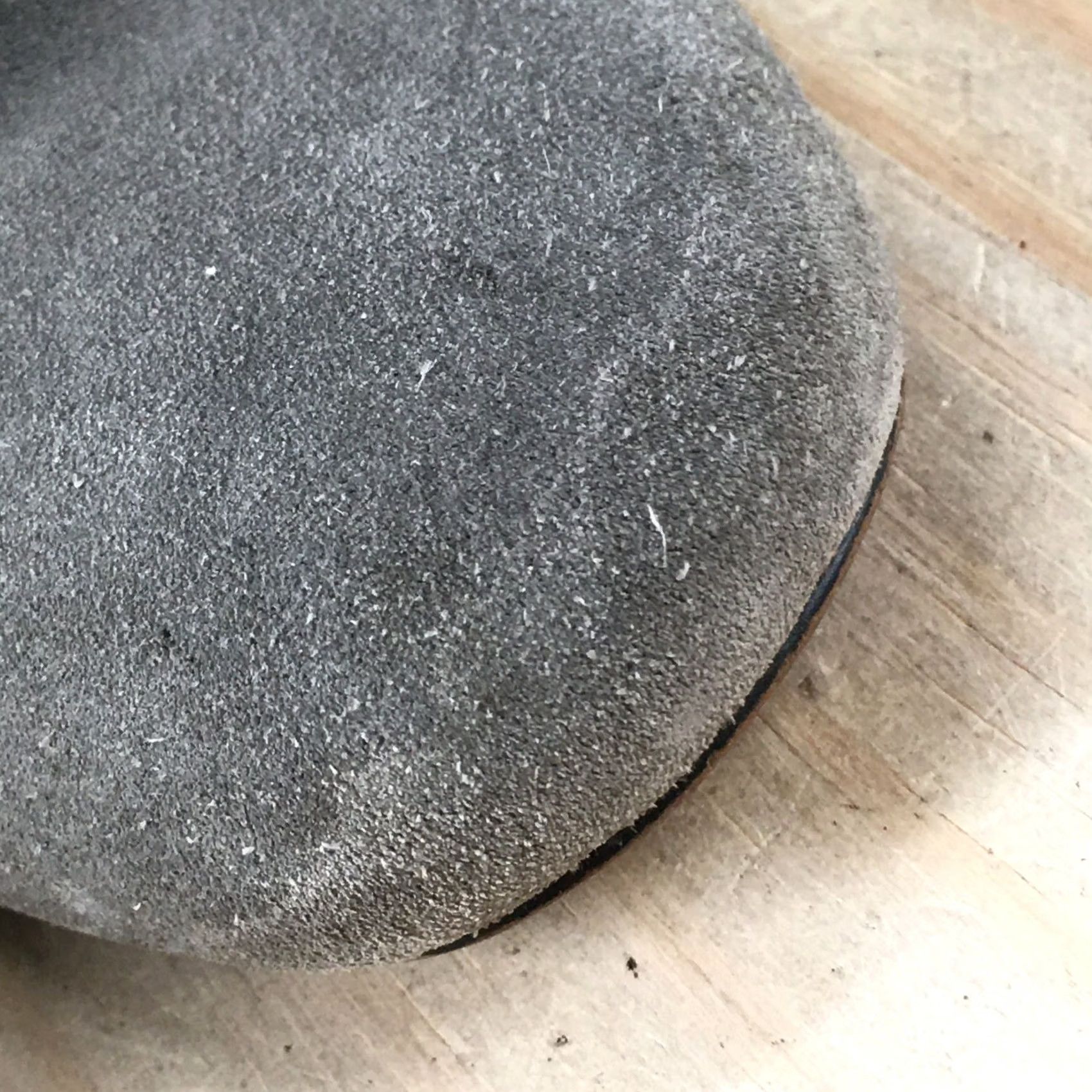 Vintage Corso Como Boots Womens 9.5 M Casual Side Zip Ankle Bootie Gray Suede Heels Size US 10 / IT 40 - 4 Thumbnail