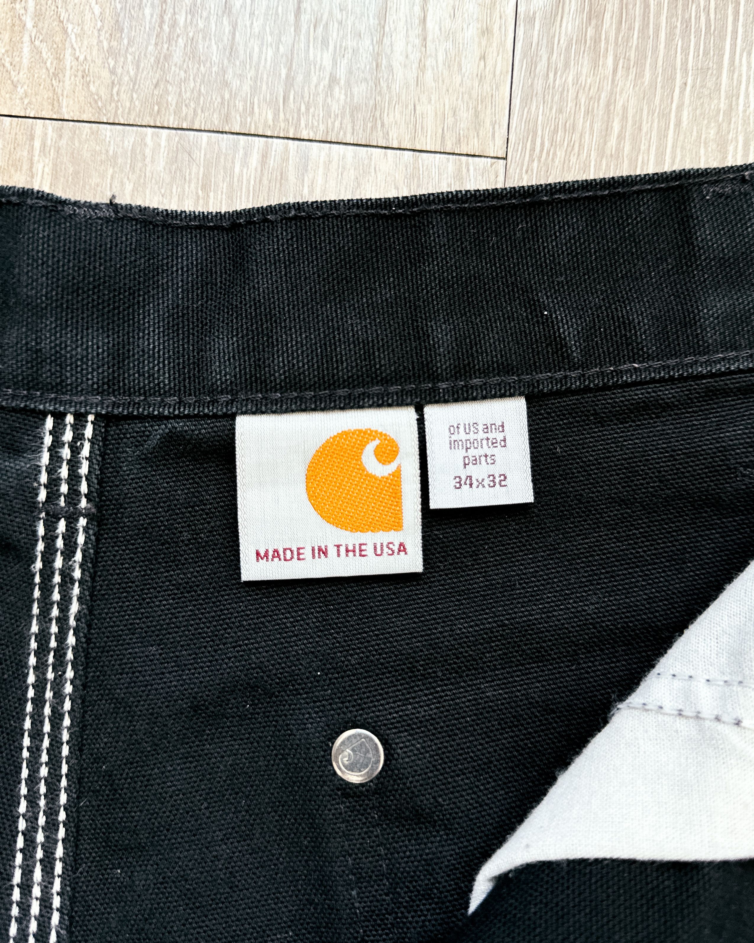Carhartt Vintage Carhartt Double Knee Pants Black Men's 34 USA Made Size US 34 / EU 50 - 4 Thumbnail