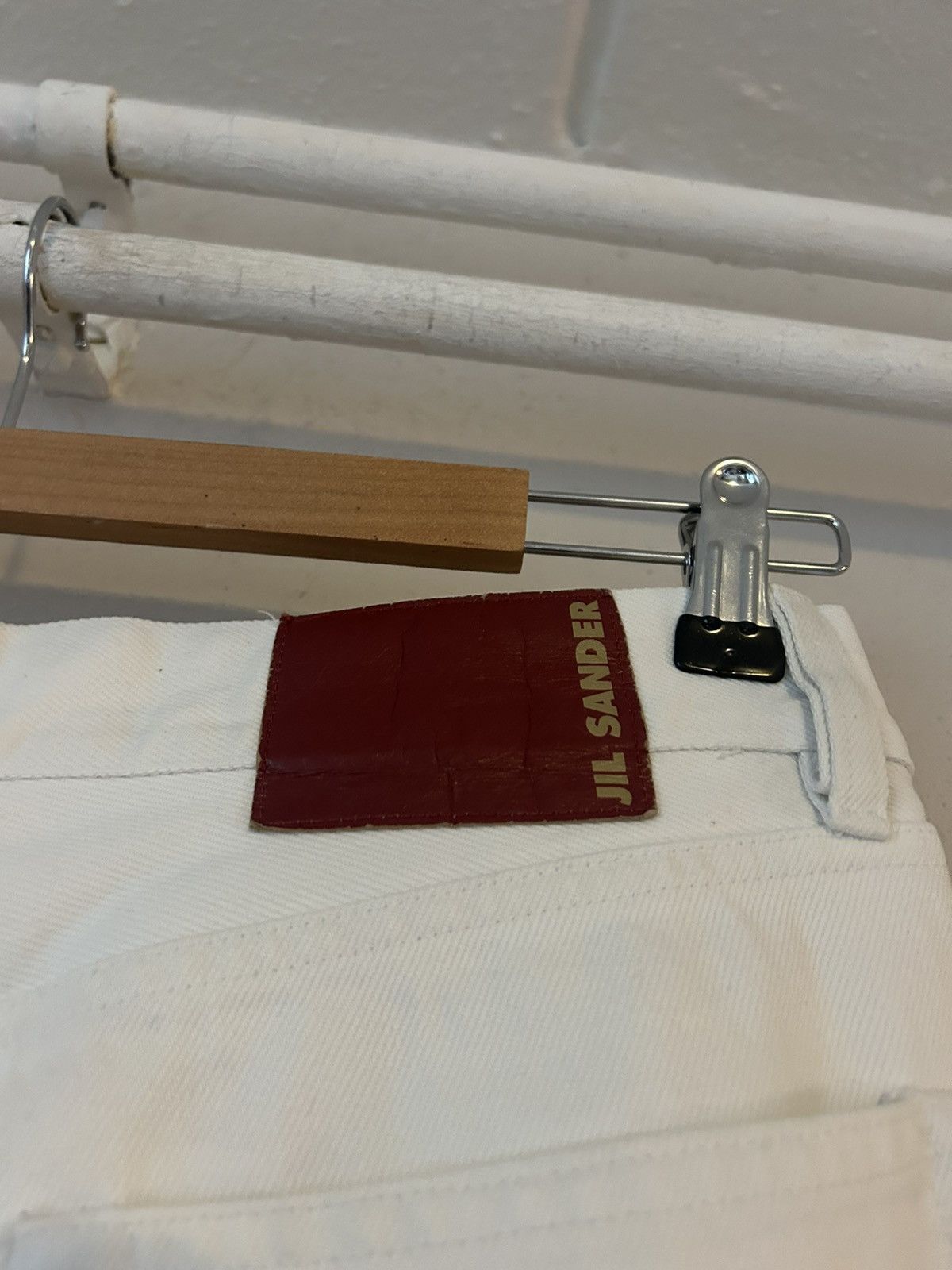 Jil Sander Jil Sander White Denim Jeans - Size 33 Size US 33 - 10 Thumbnail
