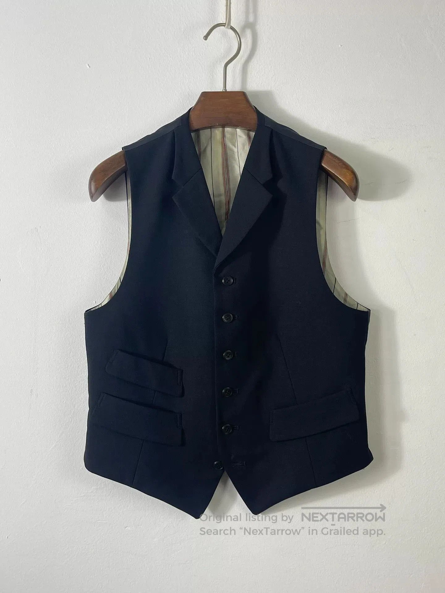 Jean Paul Gaultier Jean Paul Gaultier Formal Collared Vest. Size US M / EU 48-50 / 2 - 3 Thumbnail