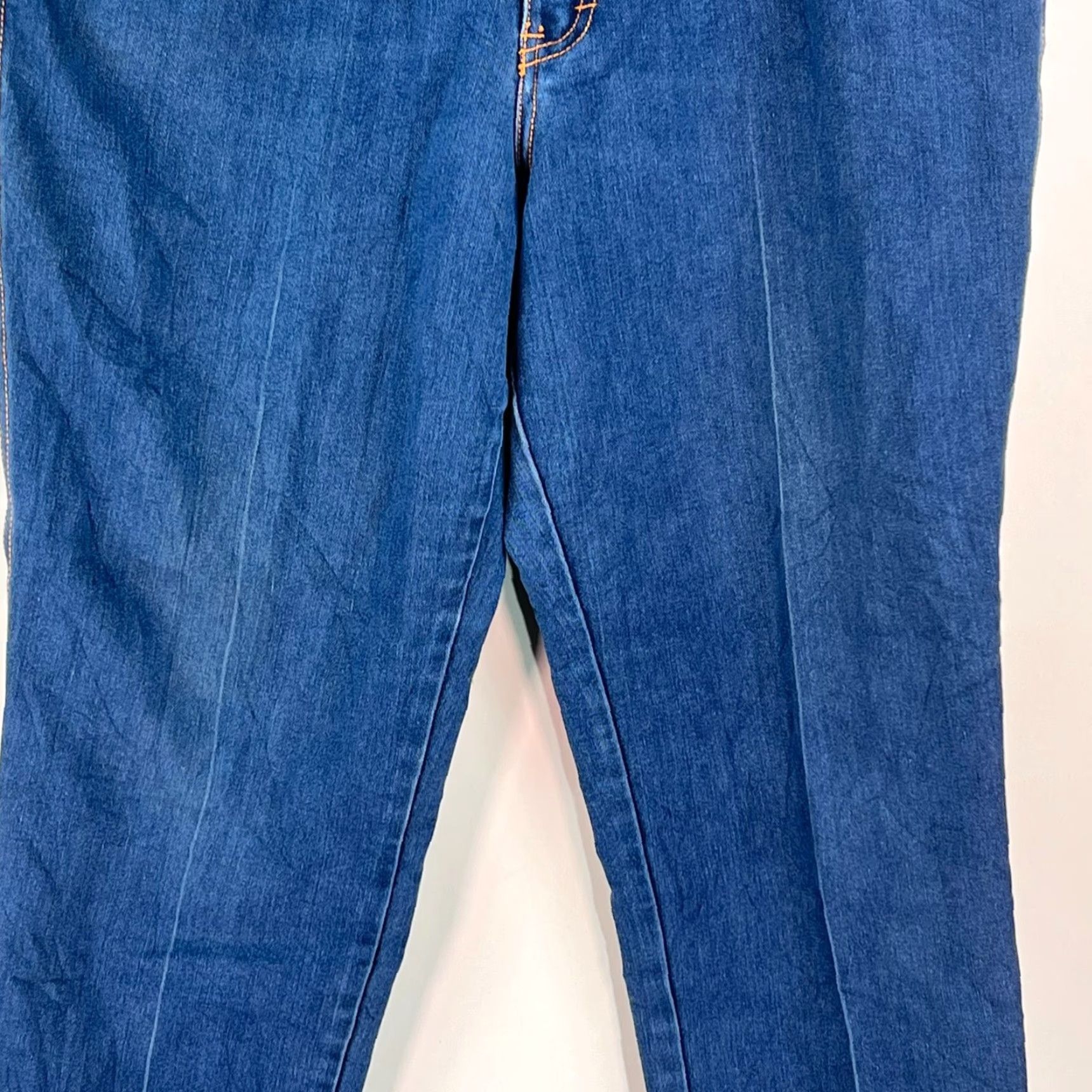 Vintage Gitano Total Control Stretch Boot Cut Jeans Women's 32x28 Blue Denim 18 Vintage Size 40" / US 18 - 3 Thumbnail