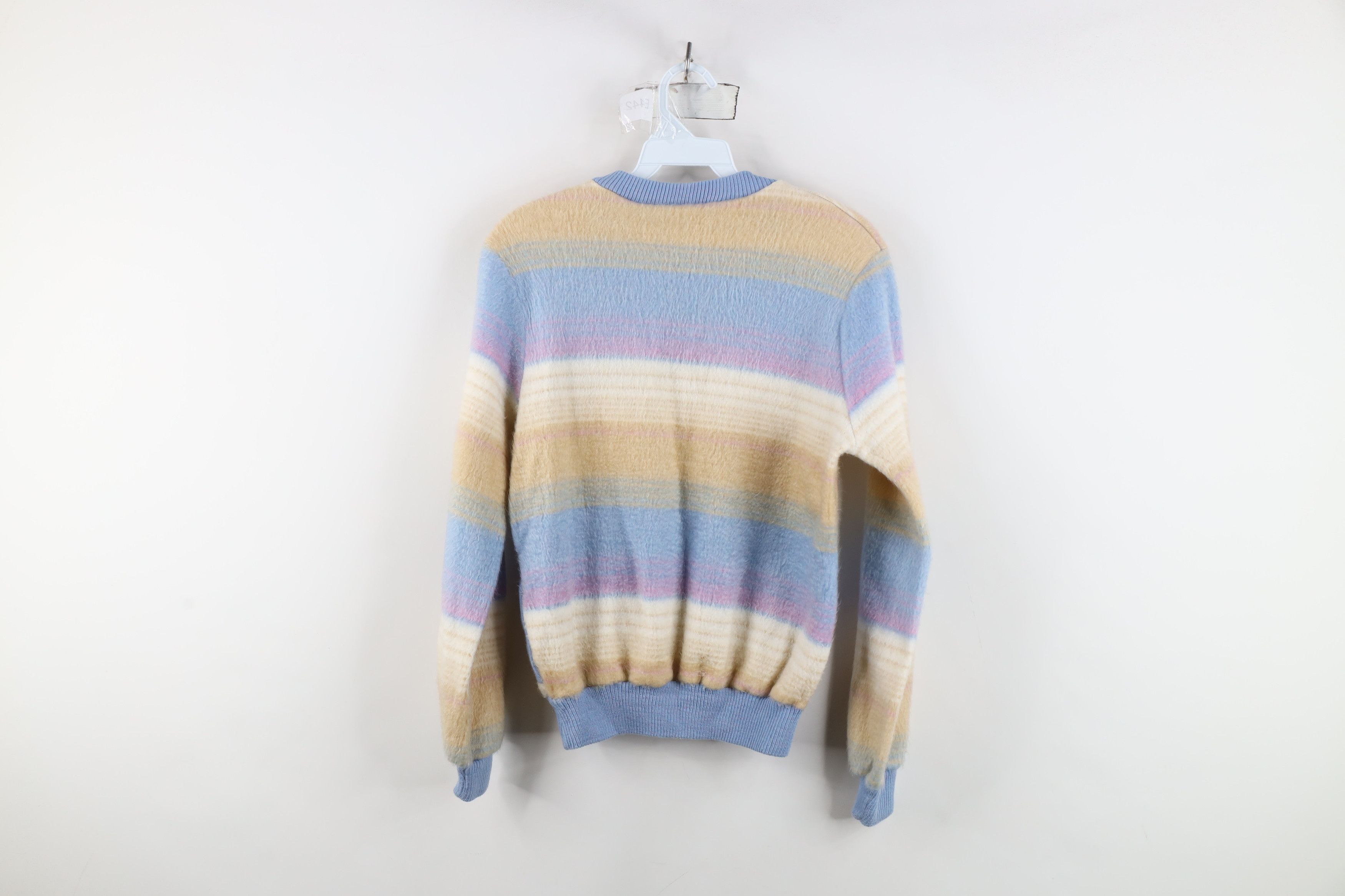 Vintage Vintage 70s Mid Century Modern MCM Shag Pastel Sweater USA Size M / US 6-8 / IT 42-44 - 10 Thumbnail