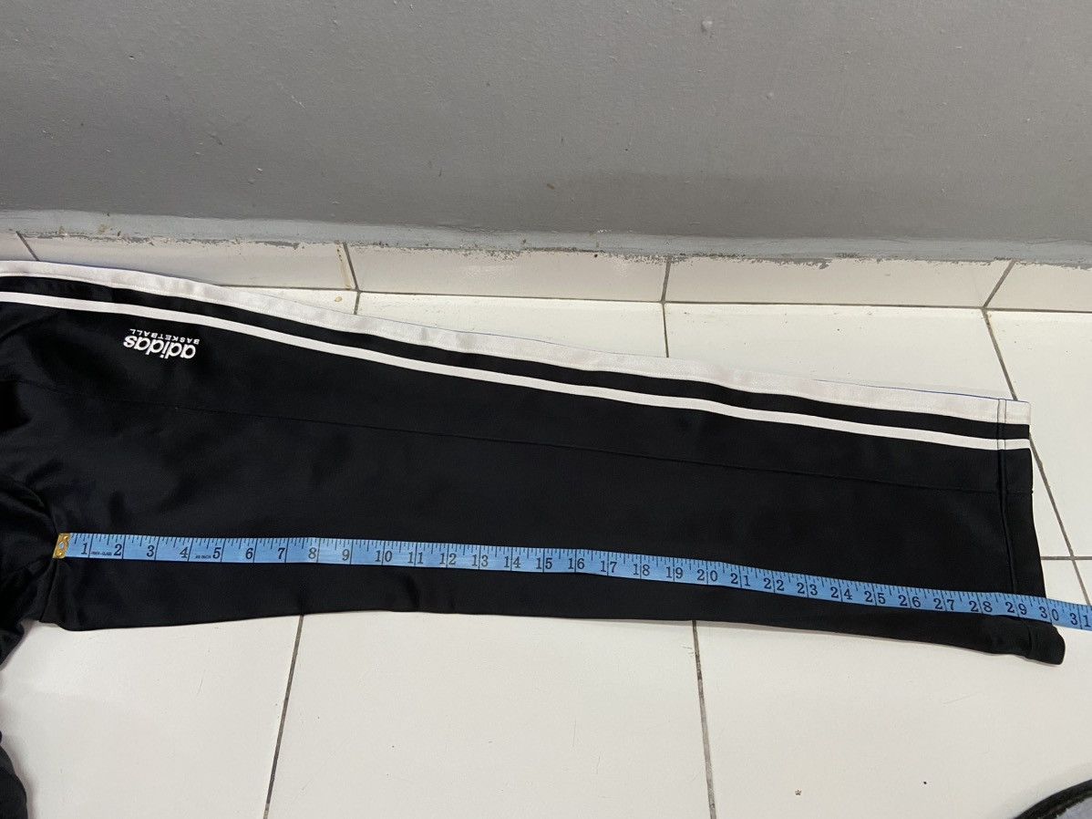 Adidas VINTAGE ADIDAS BASKETBALL ZIPPER TRACK PANTS Size US 36 / EU 52 - 15 Thumbnail