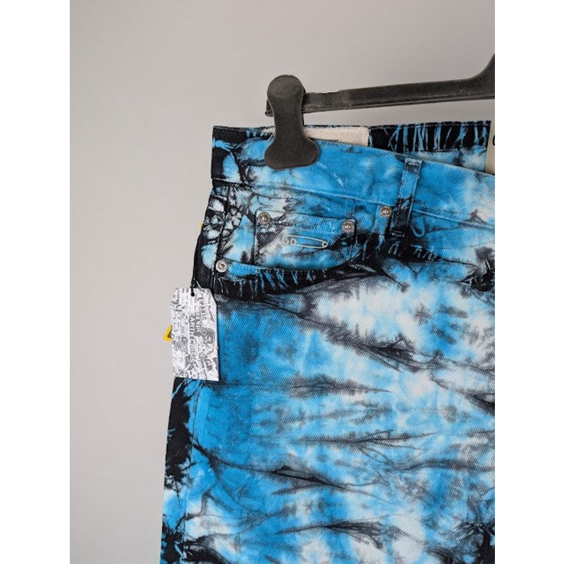 Gallery Dept. o1rshd1 Marley Tie Dye Denim Jeans in Blue / Black / White Size US 36 / EU 52 - 6 Thumbnail