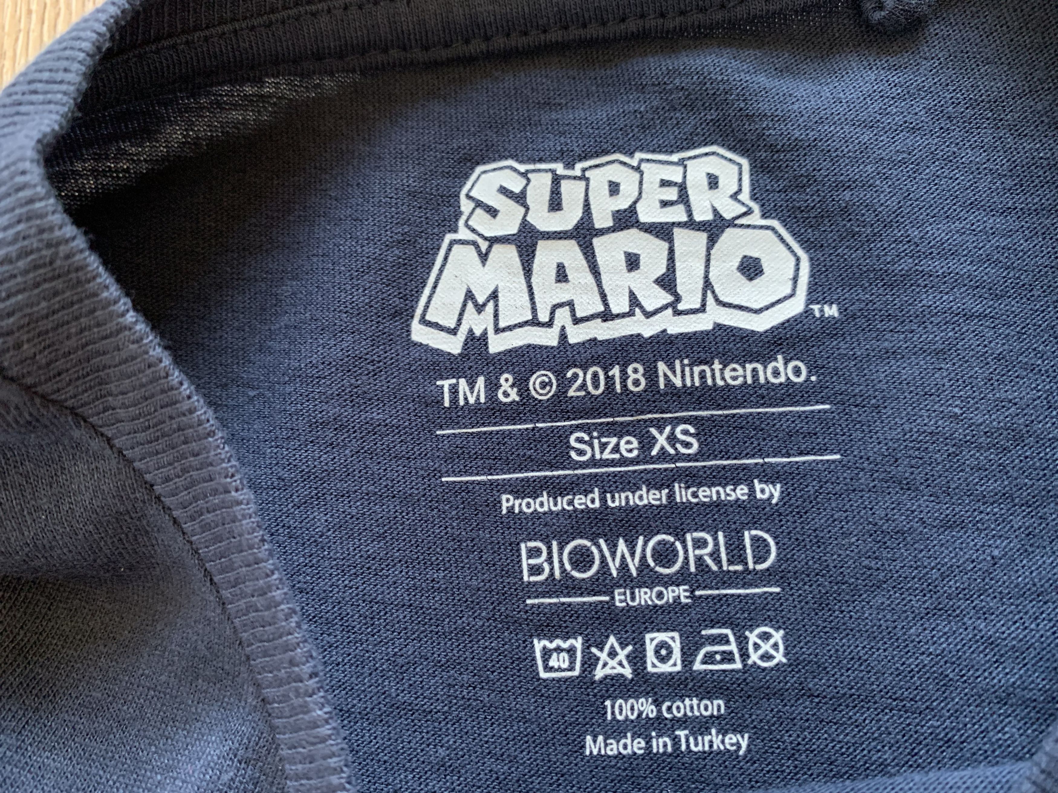 Nintendo × The Game Super Mario Black 2018 T-Shirt Size US XS / EU 42 / 0 - 6 Thumbnail