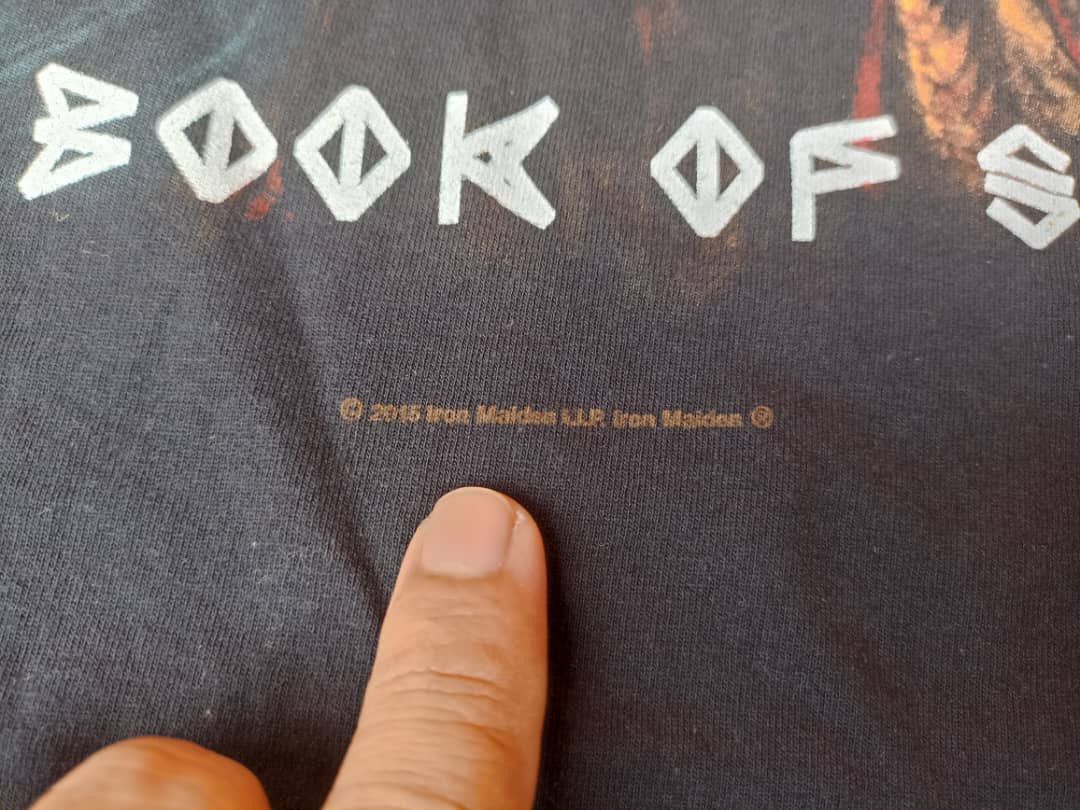 Band Tees × Iron Maiden Iron Maiden T Shirt The Book Of Soul Size US S / EU 44-46 / 1 - 6 Thumbnail
