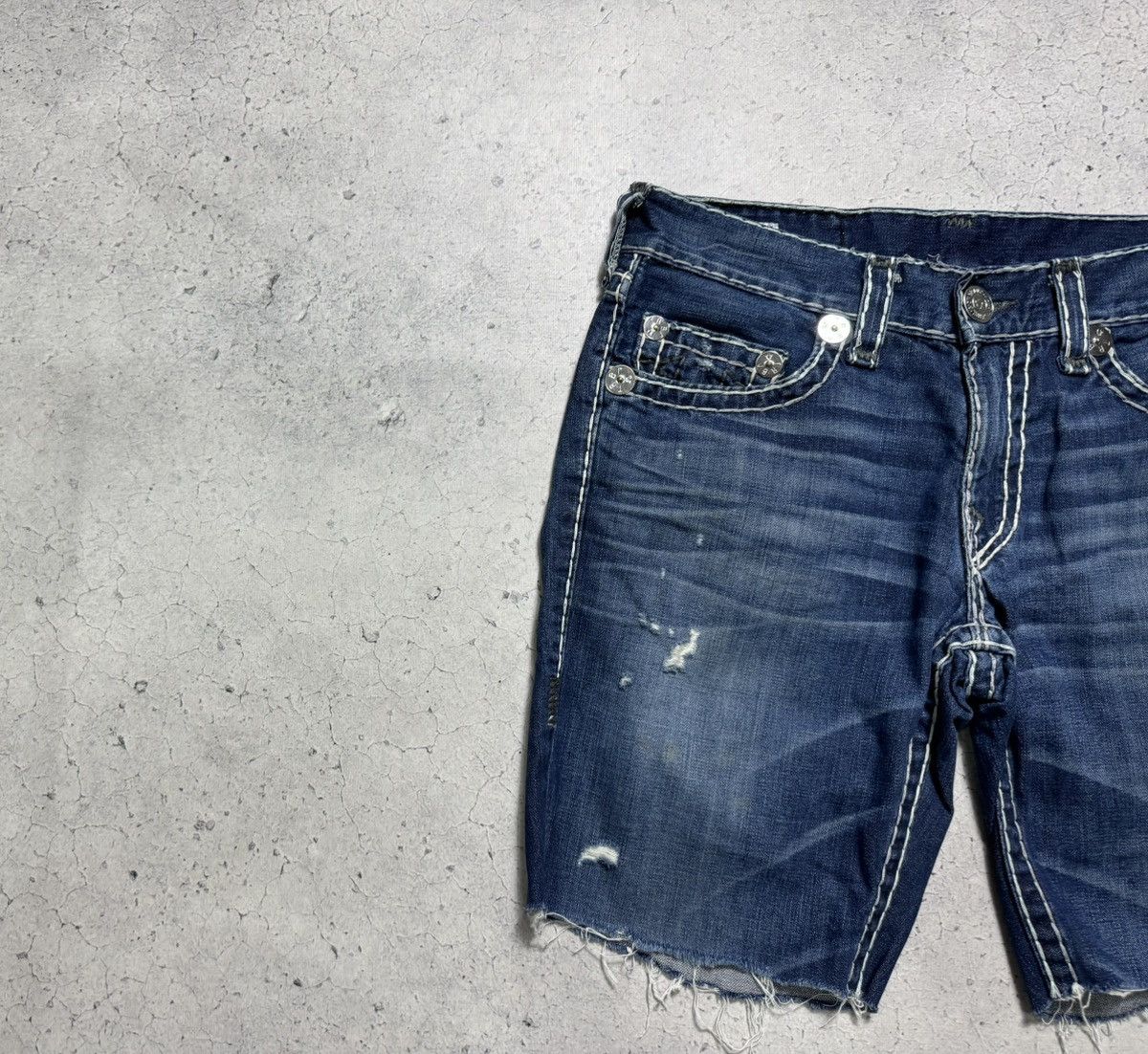 True Religion True Religion Denim Jeans Shorts Made In USA Size US 34 / EU 50 - 4 Thumbnail