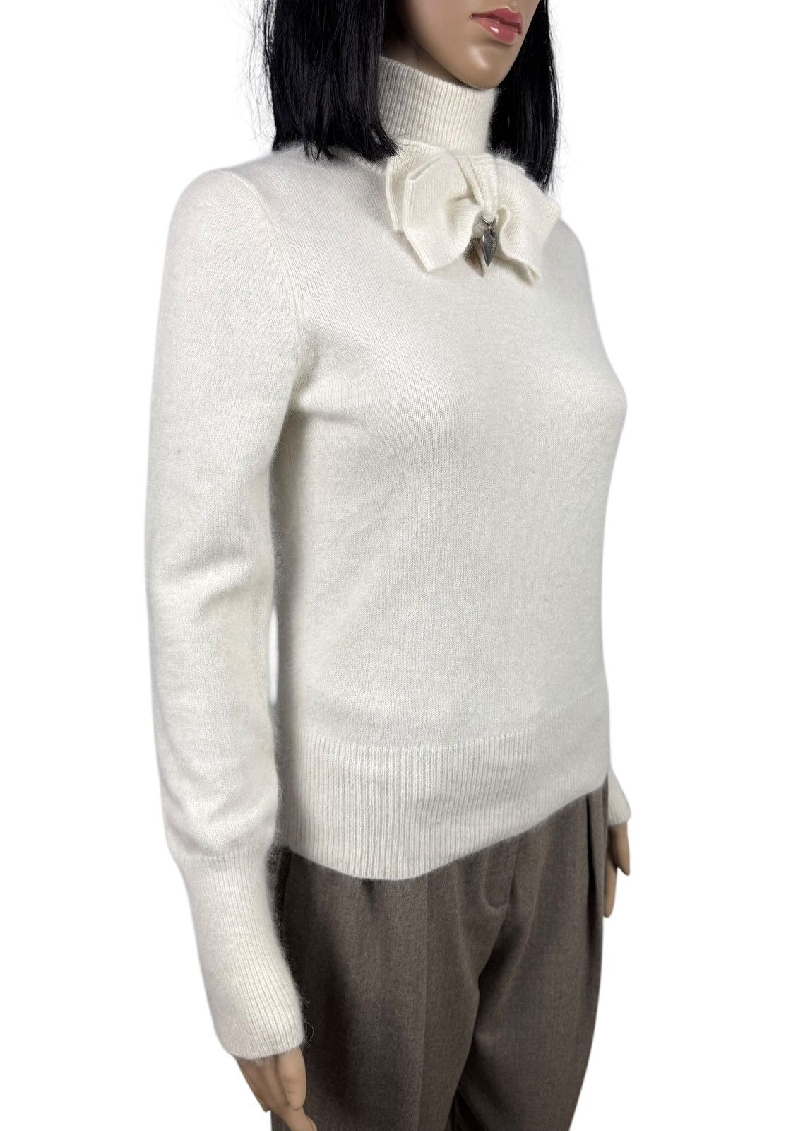 Viktor & Rolf Viktor & Rolf H&M Angora Sweater Turtleneck Heart Bow size S Size S / US 4 / IT 40 - 3 Thumbnail