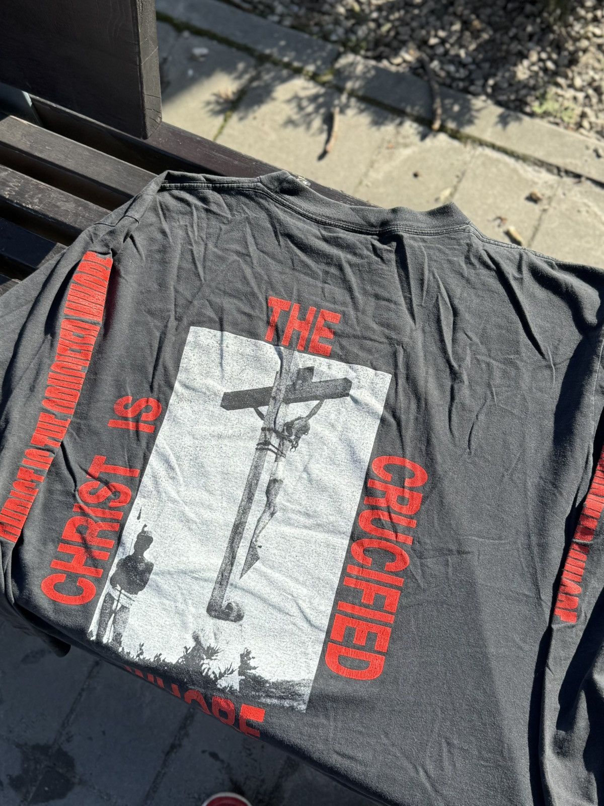 Band Tees Vintage 90s Impaled Nazarene Kissing Booth Extreme Metal Tee Size US XL / EU 56 / 4 - 6 Thumbnail