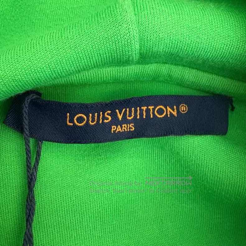 Louis Vuitton Louis Vuitton FW23 Solid logo drawstring hooded long sleev Size US L / EU 52-54 / 3 - 3 Thumbnail