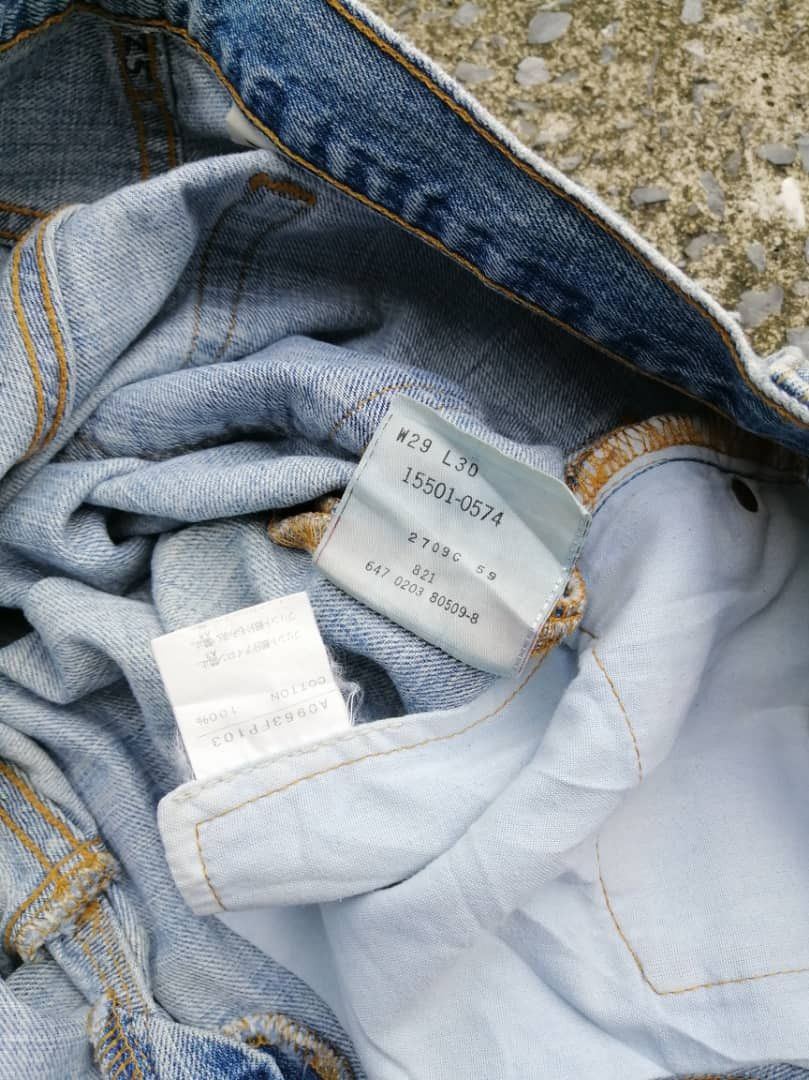 Designer × Levi's × Levi's Vintage Clothing Levi's Strauss 501 X Designer Distressed Denim Jeans Size US 28 / EU 44 - 10 Thumbnail