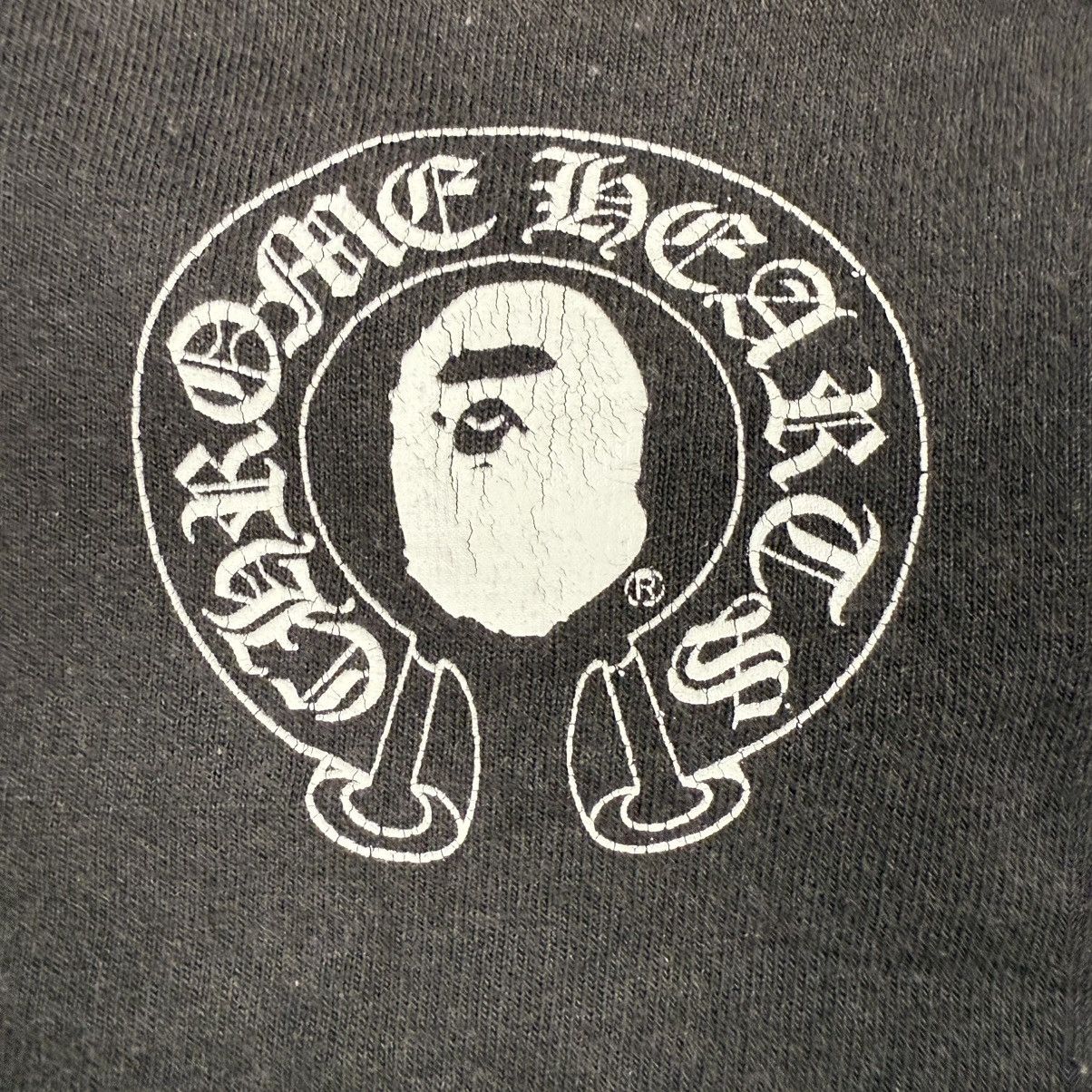 Bape × Chrome Hearts 2009 Chrome Hearts BAPE Baby Milo Horseshoe Tee Size US S / EU 44-46 / 1 - 4 Thumbnail