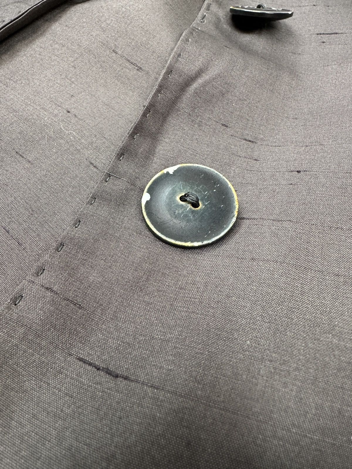 Etro ETRO Milano 100% Silk Dark Gray Blazer Jacket Women’s sz 42 Size M / US 6-8 / IT 42-44 - 7 Thumbnail