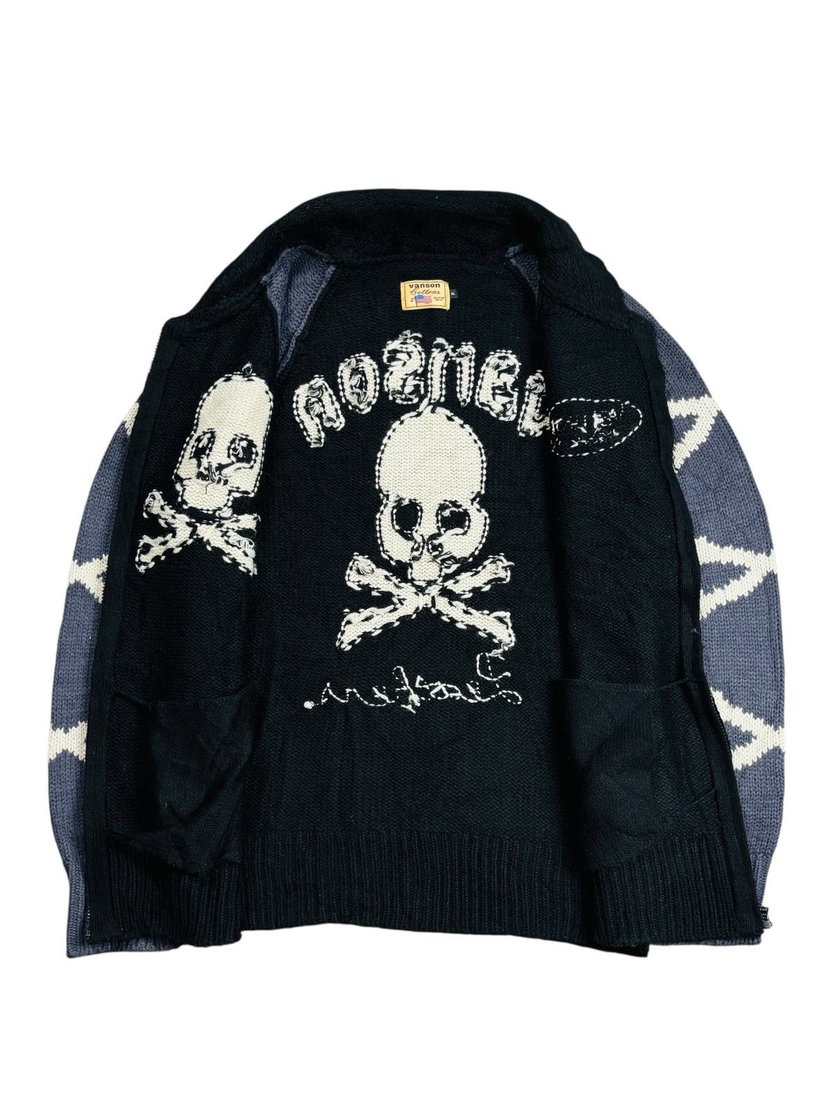Hysteric Glamour Archive Vanson - Iconic Chunky Knitted Jacket Size US M / EU 48-50 / 2 - 3 Thumbnail