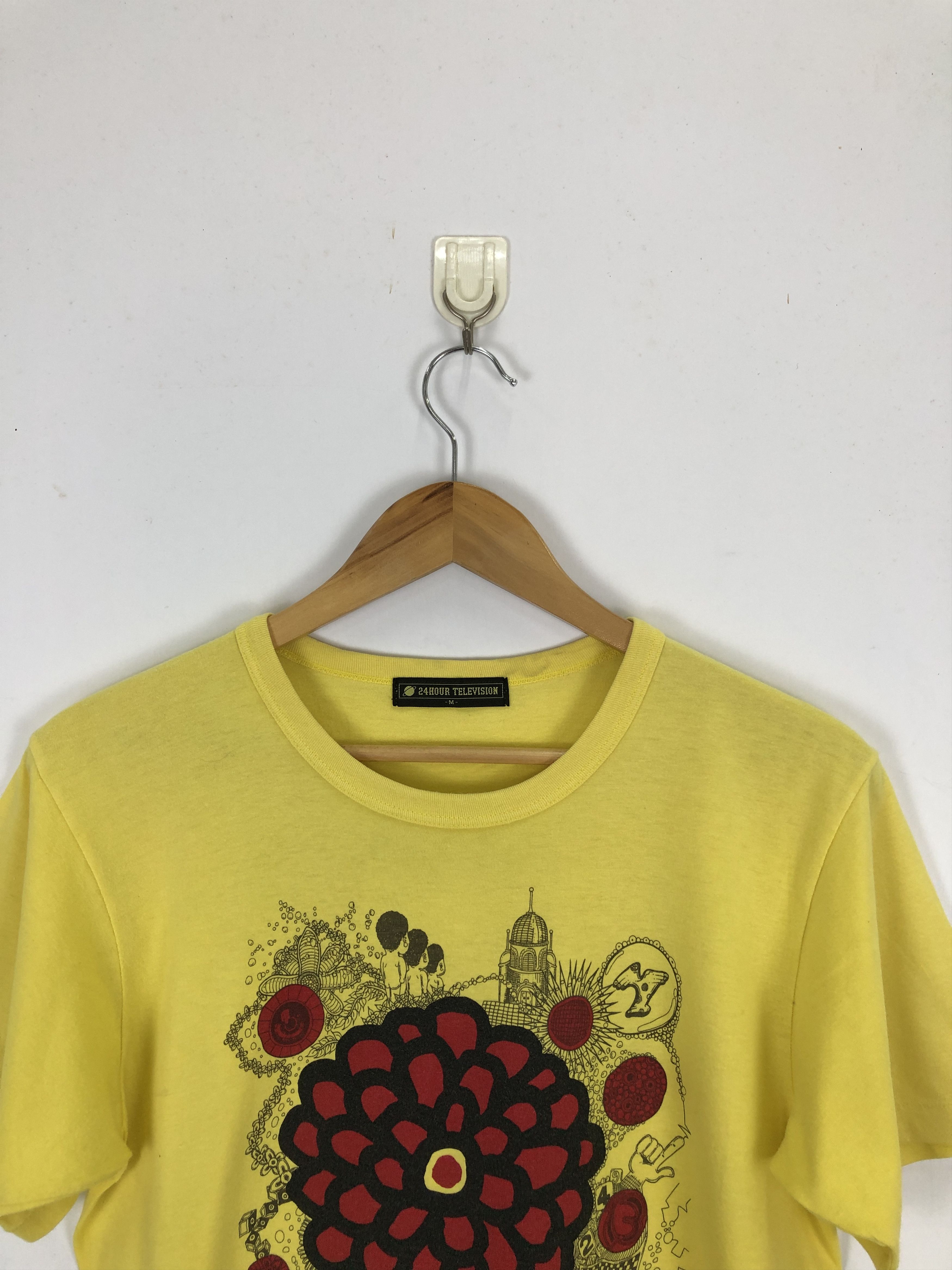 Vintage Vintage 24 Hour Television T Shirt TA0497 Size US M / EU 48-50 / 2 - 2 Thumbnail