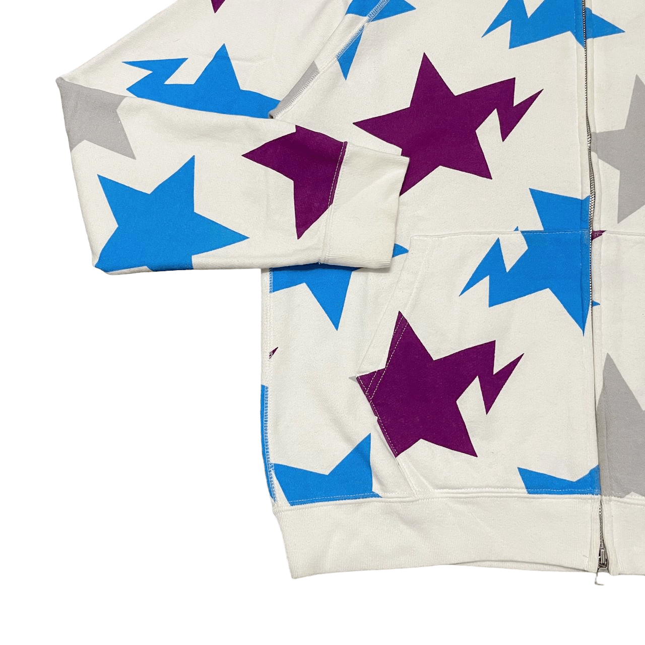 Bape Yokohama Sta Pattern Full Zip Hoodie