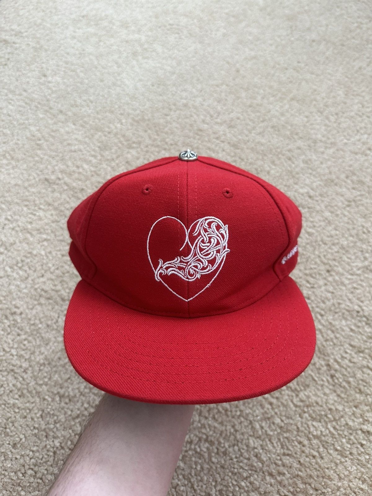 Chrome Hearts Chrome Hearts Love You Fitted Baseball Hat 7 5/8 Size ONE SIZE - 1 Thumbnail