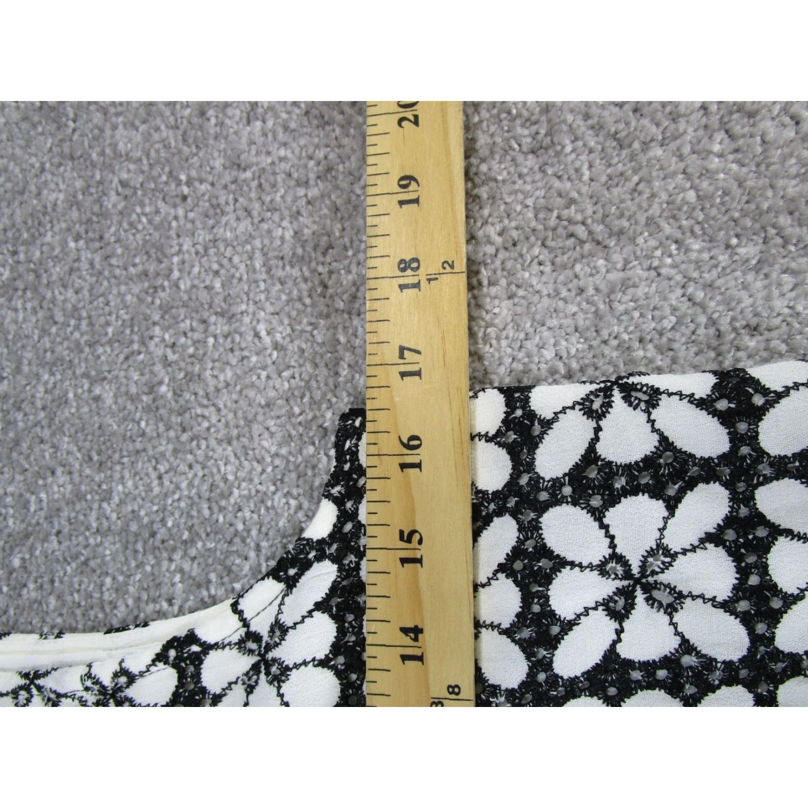 Vintage VINTAGE Maeve Floral Sleeveless Blouse Women Small Black White Rayon 90s Anthropologie Top Women Size XS / US 0-2 / IT 36-38 - 6 Thumbnail