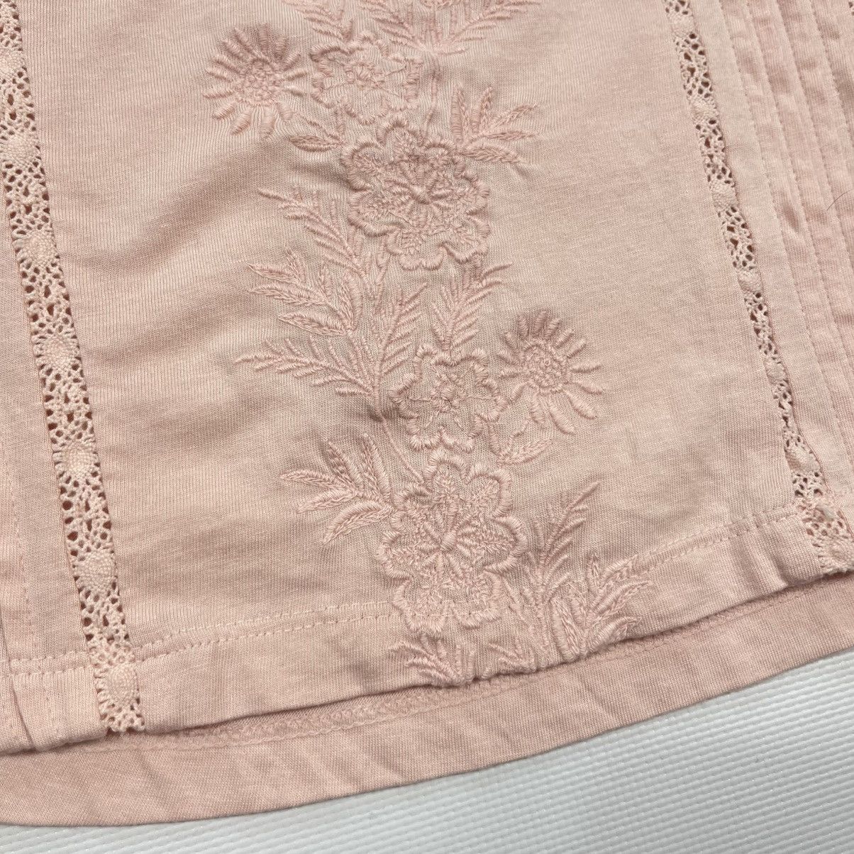 Ralph Lauren Lauren Ralph Lauren Embroidered Blouse Shirt Pink Size S Size S / US 4 / IT 40 - 9 Thumbnail