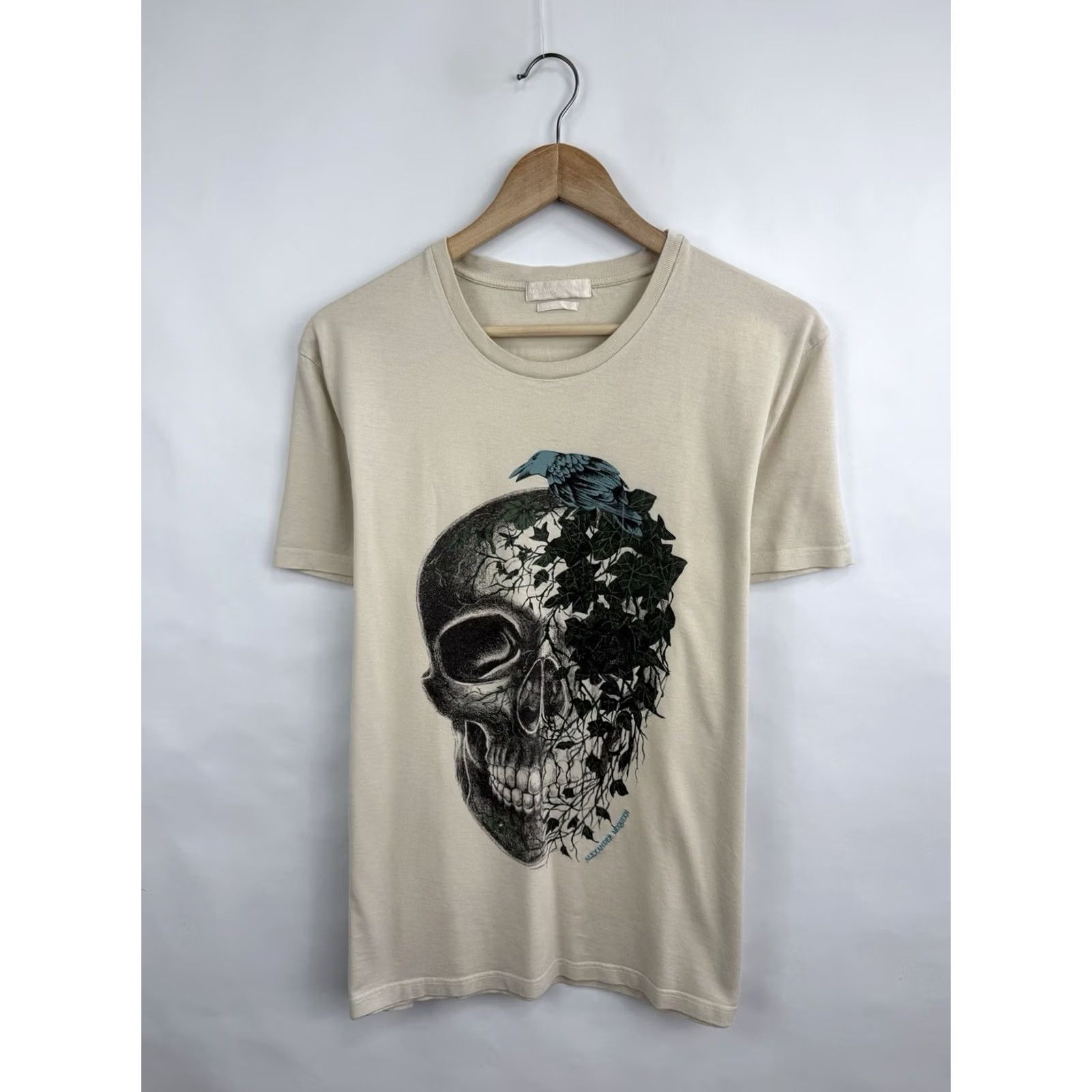 Alexander McQueen Alexander McQueen Skull Crow T-Shirt Made in Italy Beige M/L Men Regular Size T-Shirt skull Italy Beige Mens Size US M / EU 48-50 / 2 - 3 Thumbnail