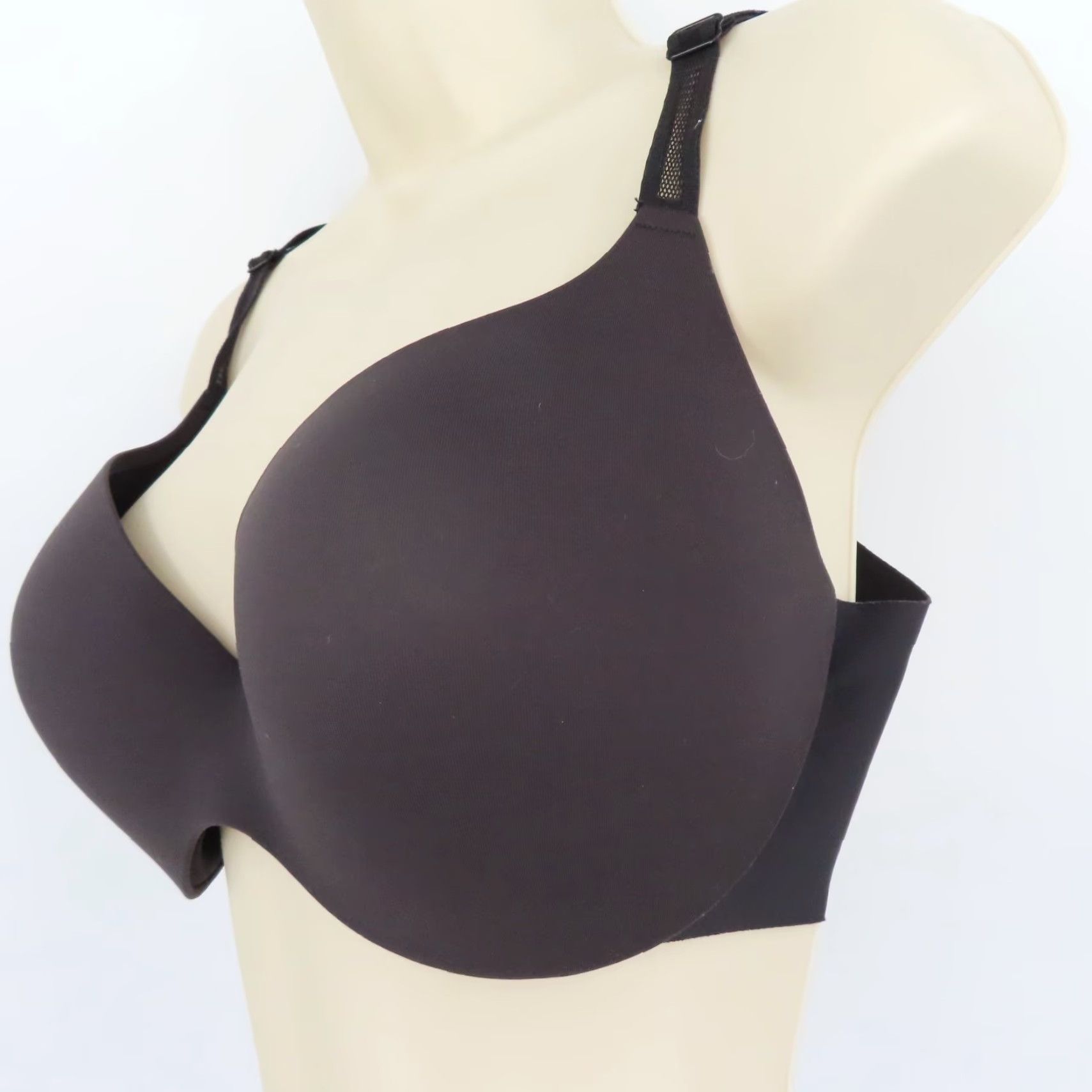 Vintage Maidenform Bra 36D DM0070 Dreamwire Back Smoothing Underwire Solid Black Women Size ONE SIZE - 4 Thumbnail