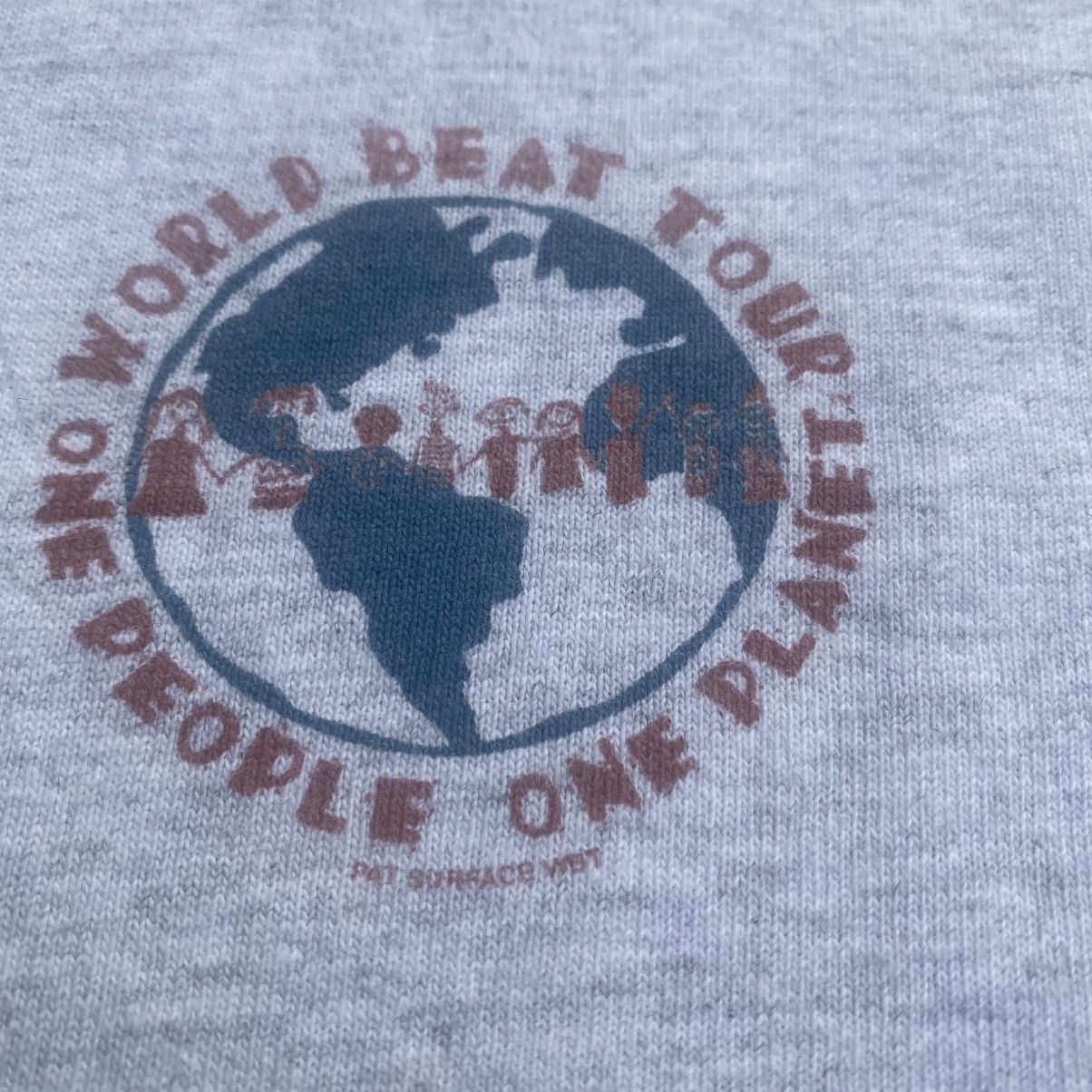 Vintage 1990s World Beat Tour Wording Backhit tee Size US XL / EU 56 / 4 - 5 Thumbnail