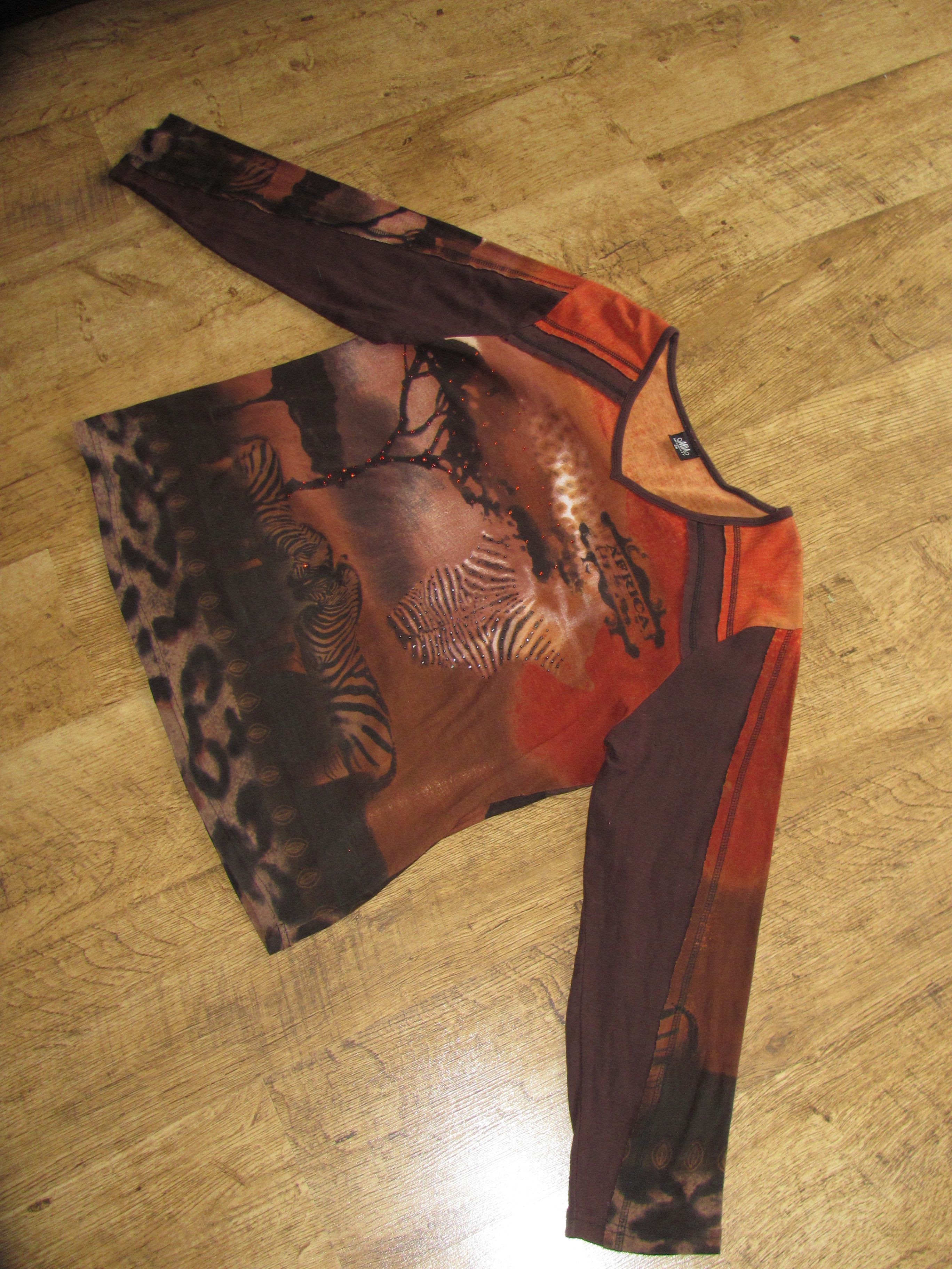 Hysteric Glamour Jean Paul Gaultier Style Long Sleeve Africa Shirt Size US XL / EU 56 / 4 - 2 Thumbnail