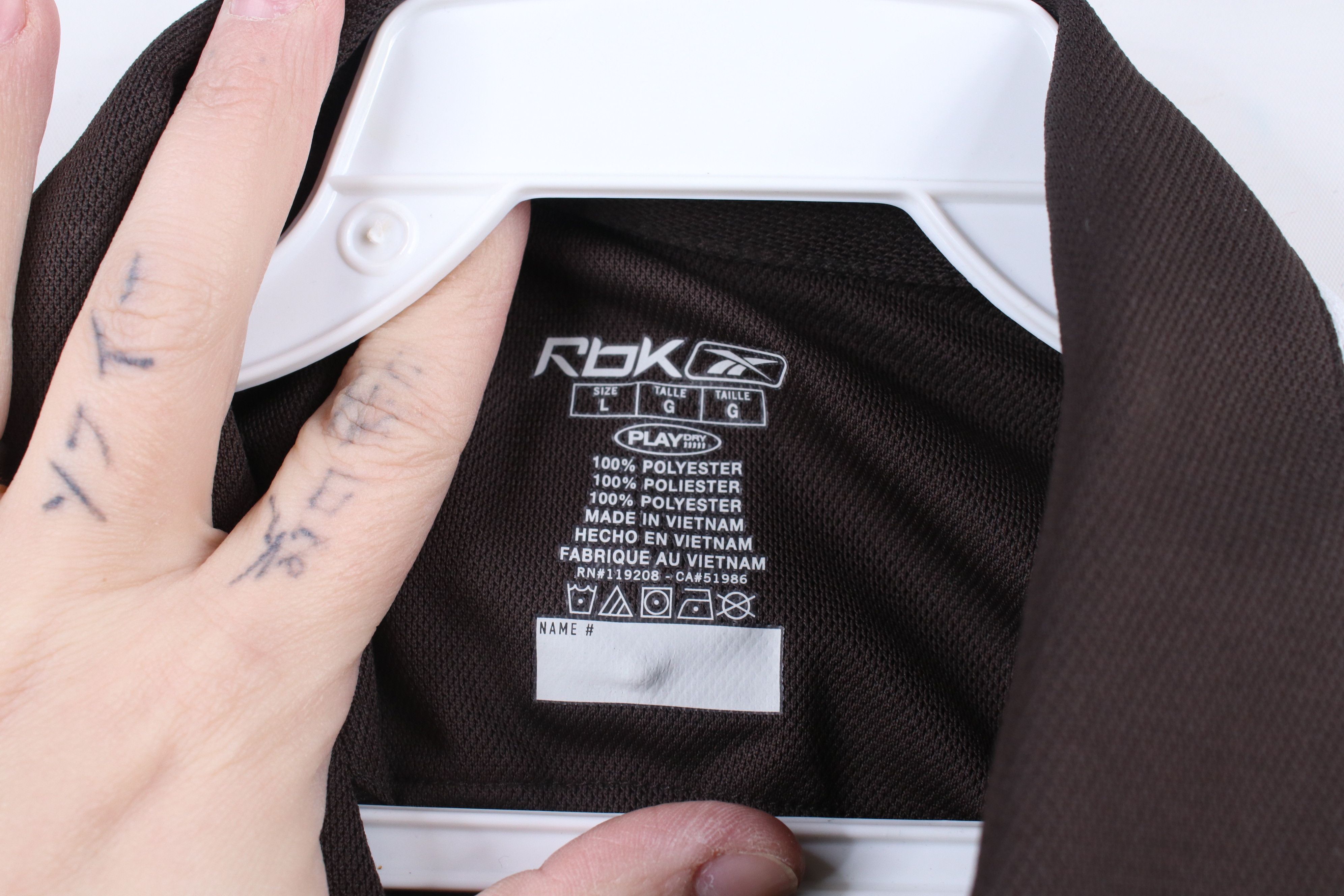 Reebok × Vintage Deadstock Vintage Y2K Reebok Cleveland Browns Football Polo Size US L / EU 52-54 / 3 - 9 Thumbnail