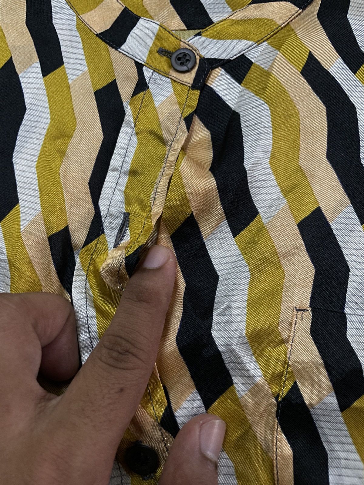 Designer AW20 DRIESVANNOTEN “Marielena Andre” Pattern Button Up Shirt Size US M / EU 48-50 / 2 - 5 Thumbnail