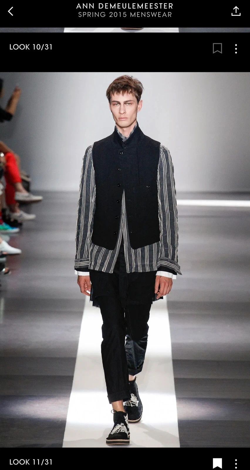 Ann Demeulemeester S/S 2015 Ann Demeulemeester transparent organza jacket Size US L / EU 52-54 / 3 - 2 Thumbnail