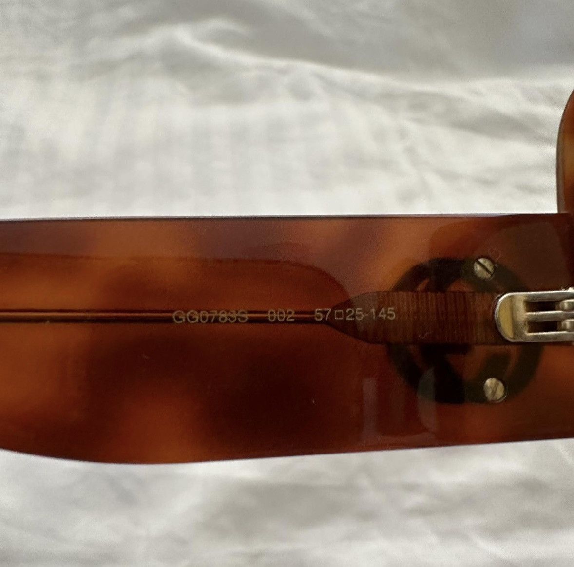 Gucci Gucci tortoise shell square sunglasses Size ONE SIZE - 6 Thumbnail
