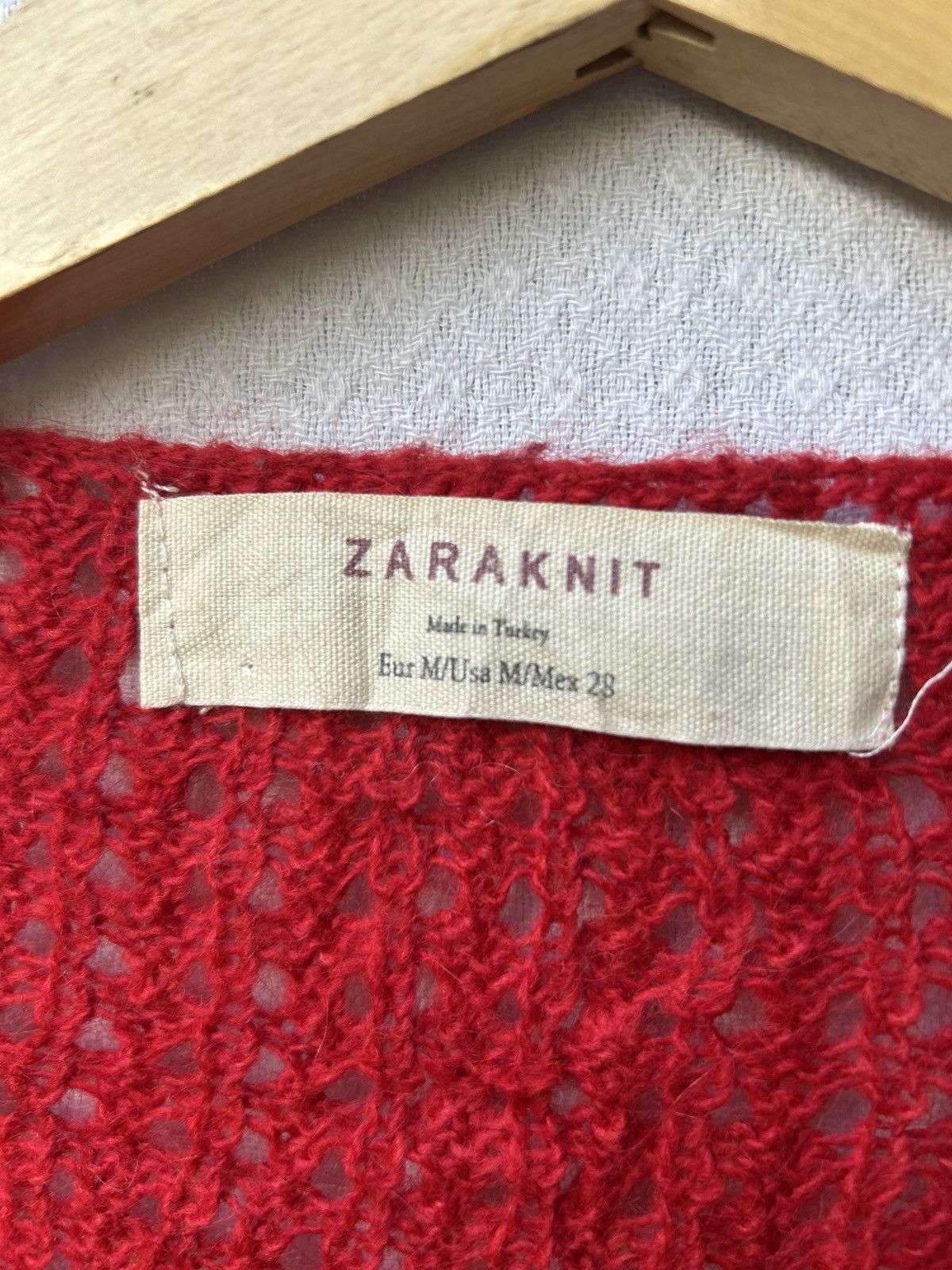 Japanese Brand × Zara Zara Open Fishnet Knitted Grunge Avantgarde Styled Size US M / EU 48-50 / 2 - 6 Thumbnail