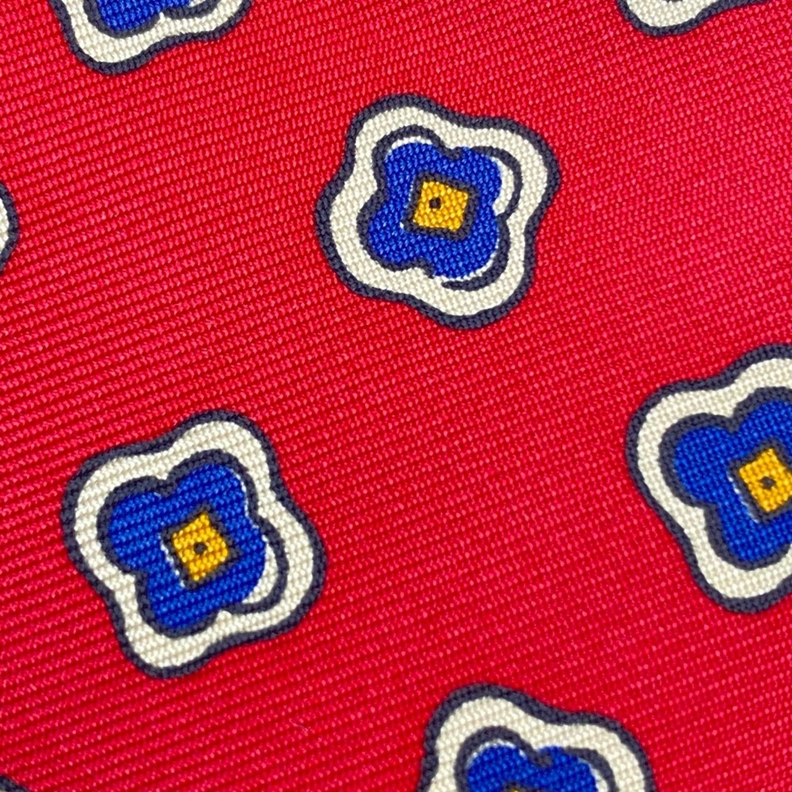 Polo Ralph Lauren POLO by Ralph Lauren 100% Silk Tie Necktie Red in Floral Size ONE SIZE - 3 Thumbnail
