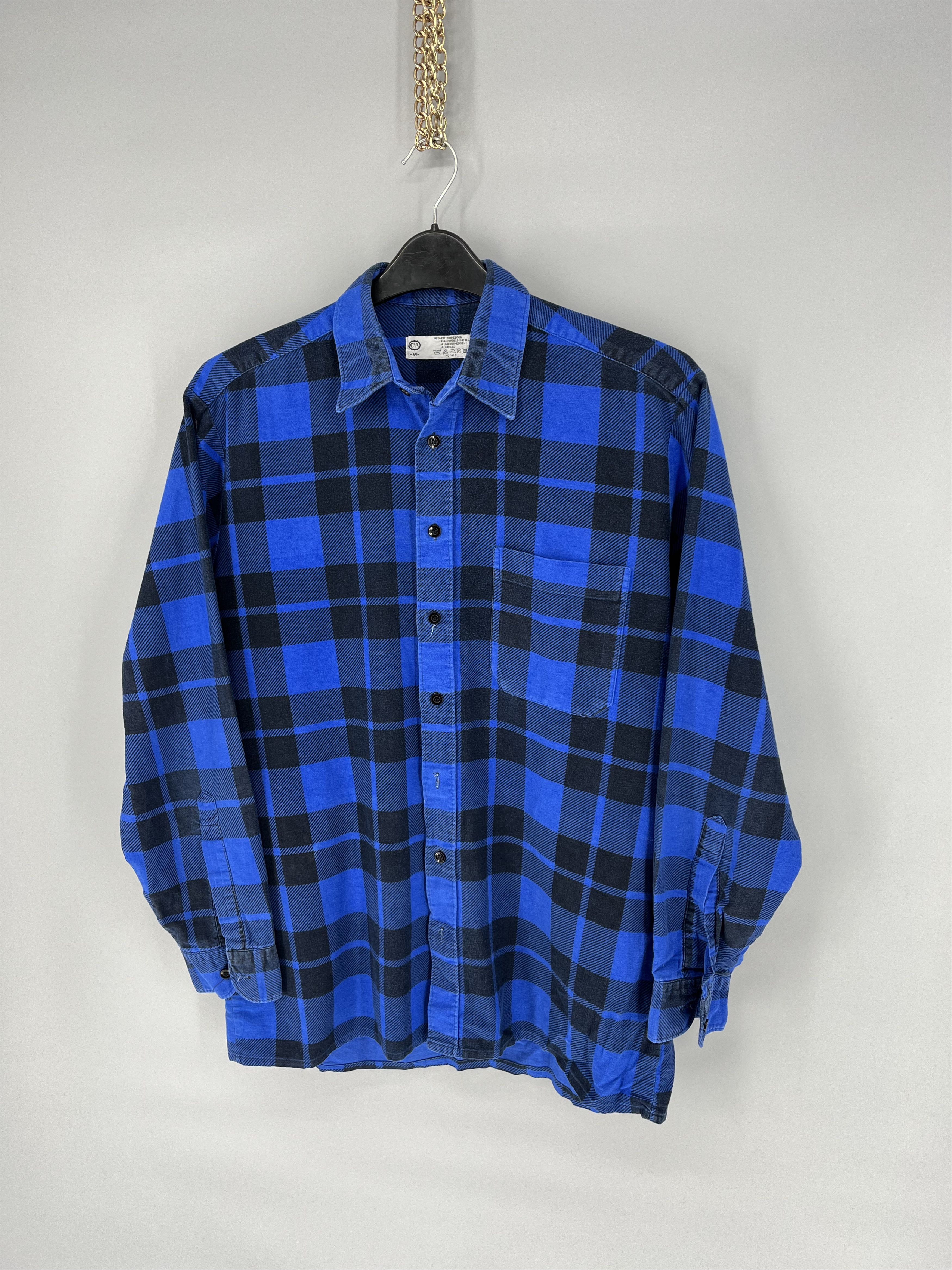 Flannel × Vintage Vintage Y2K Flannel Shirt Travis Scott Style Size US M / EU 48-50 / 2 - 3 Thumbnail