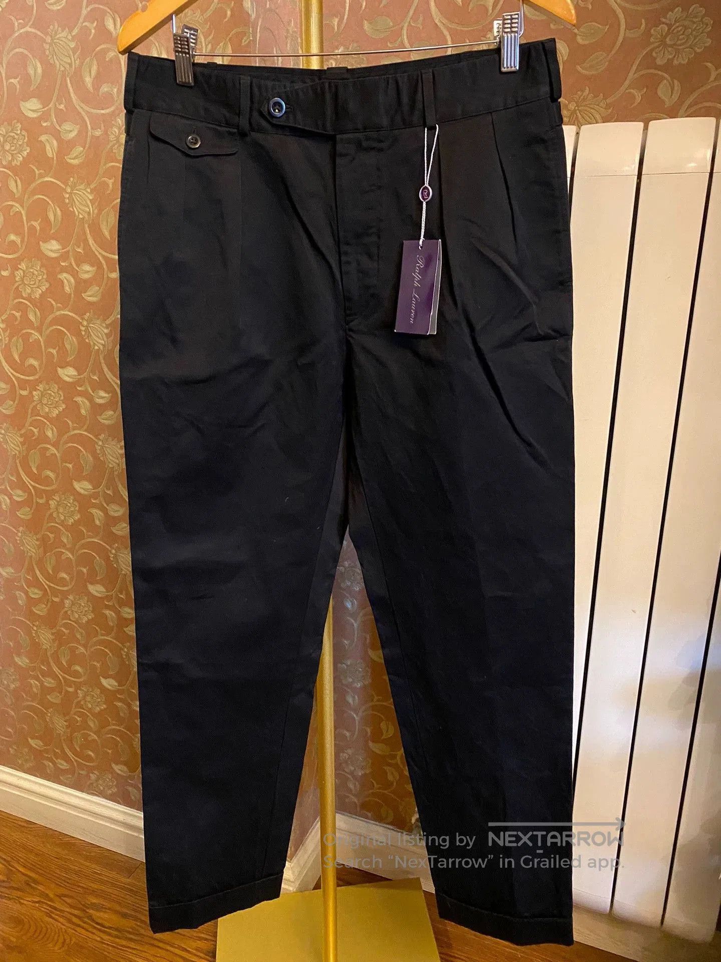 Polo Ralph Lauren Black Cropped Pants Size 34. Size US 34 / EU 50 - 1 Thumbnail