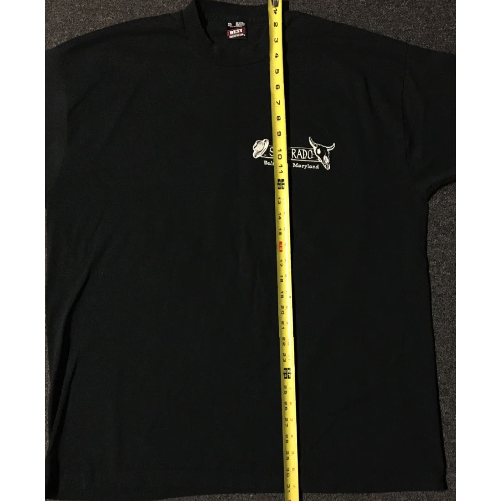 Vintage VINTAGE Silverado Cowboy Bar Baltimore Shirt 2XL Black USA Concert Grunge Biker 90s Men Shirt Size US XXL / EU 58 / 5 - 8 Thumbnail