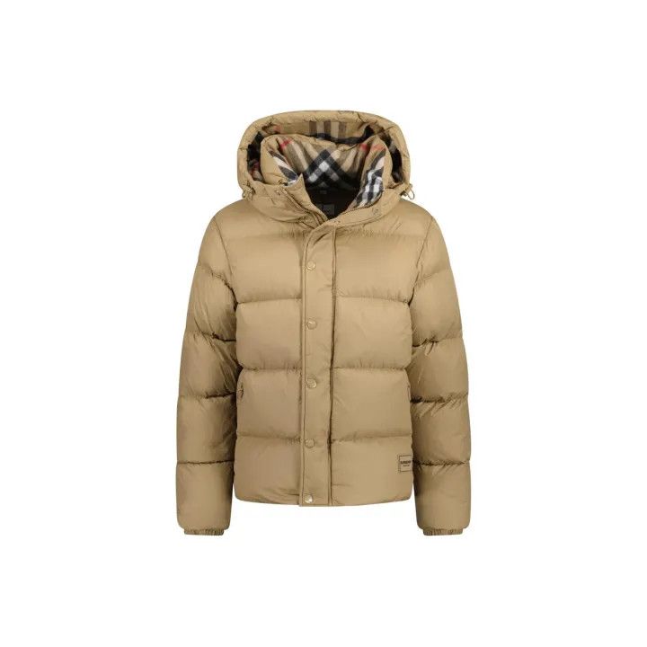 Burberry Hooded Quilted Down Jacket for Men