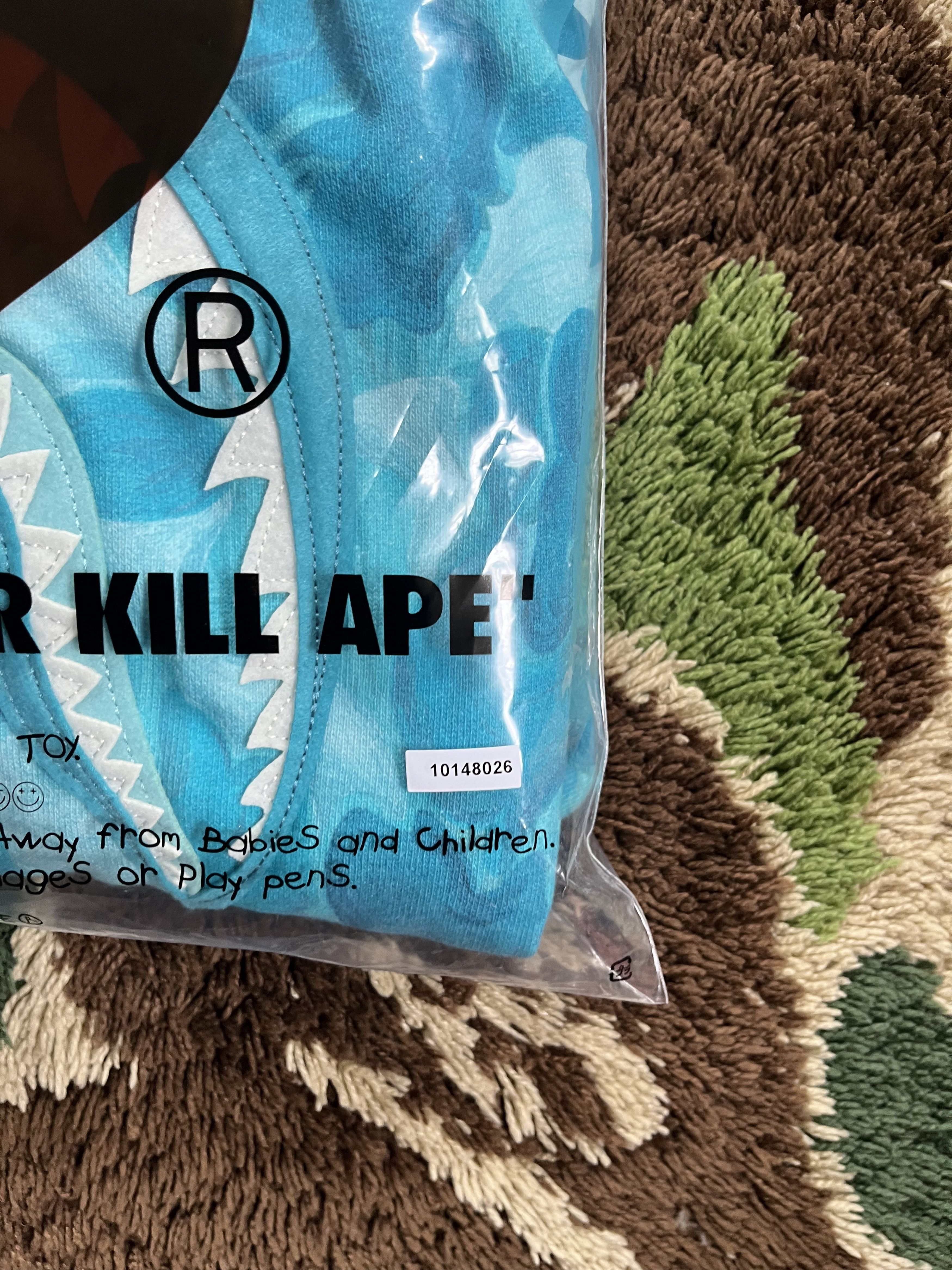 Bape BAPE VAN GOGH MUSEUM SHARK FULL ZIP HOODIE SAX Size US L / EU 52-54 / 3 - 3 Thumbnail