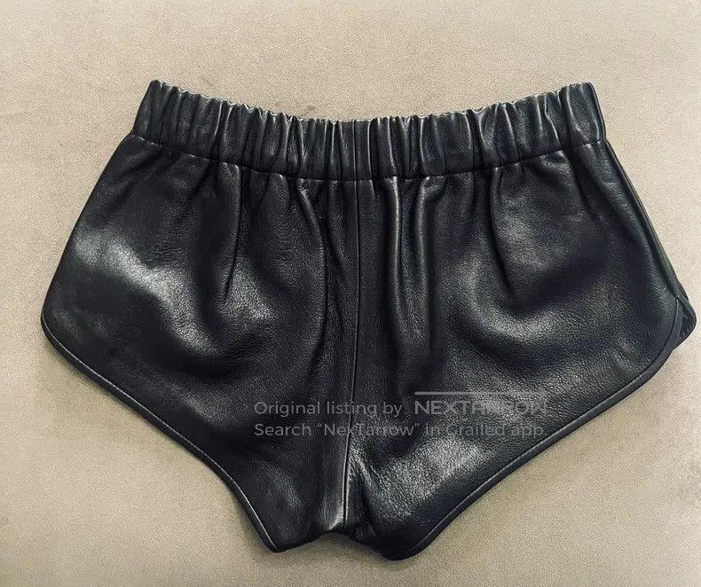 Saint Laurent Paris Saint Laurent Paris size F36 Leather Shorts Size 36" / US 14 / IT 50 - 2 Thumbnail