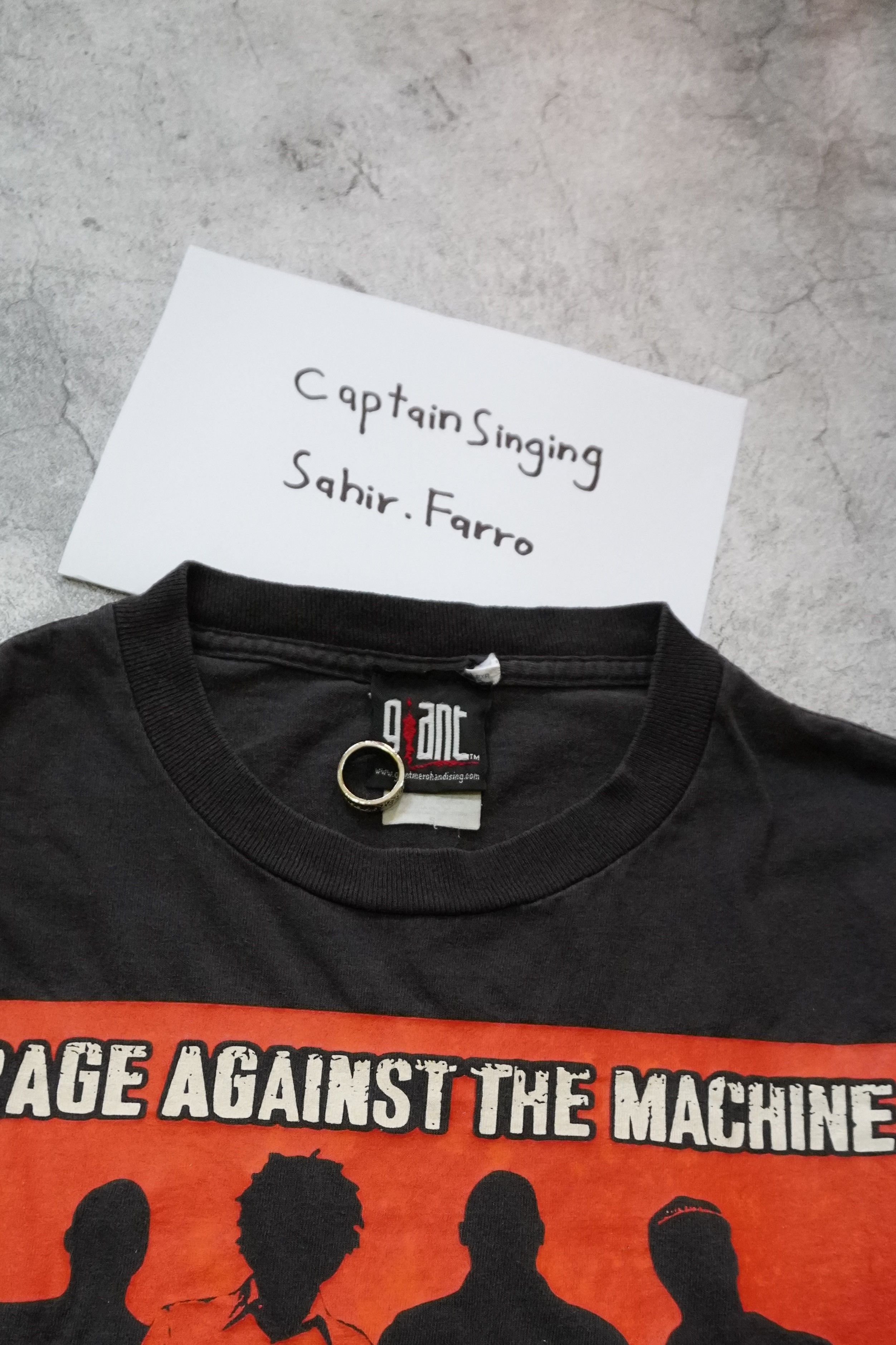 Band Tees × Rage Against The Machine × Vintage Vintage 90s Rage 