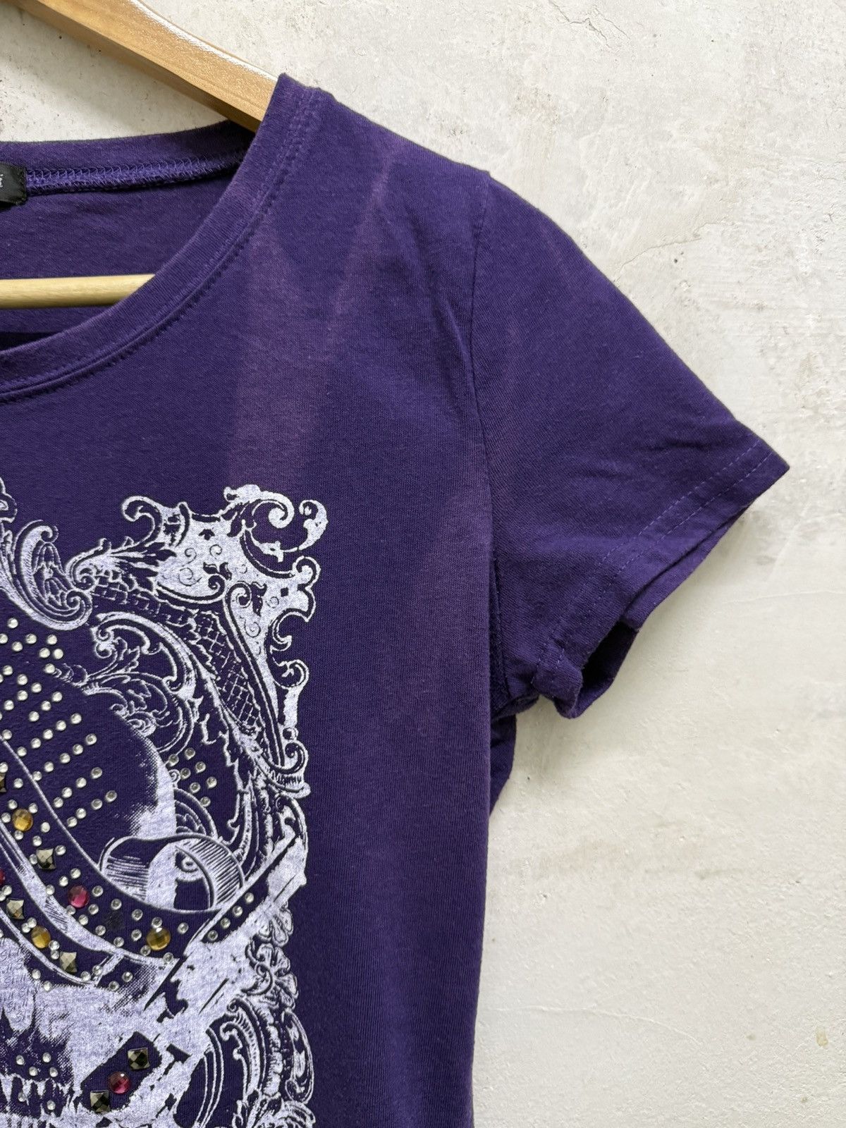 If Six Was Nine Faded Chami Chami Poem Punk Skull Tees Size XS / US 0-2 / IT 36-38 - 3 Thumbnail