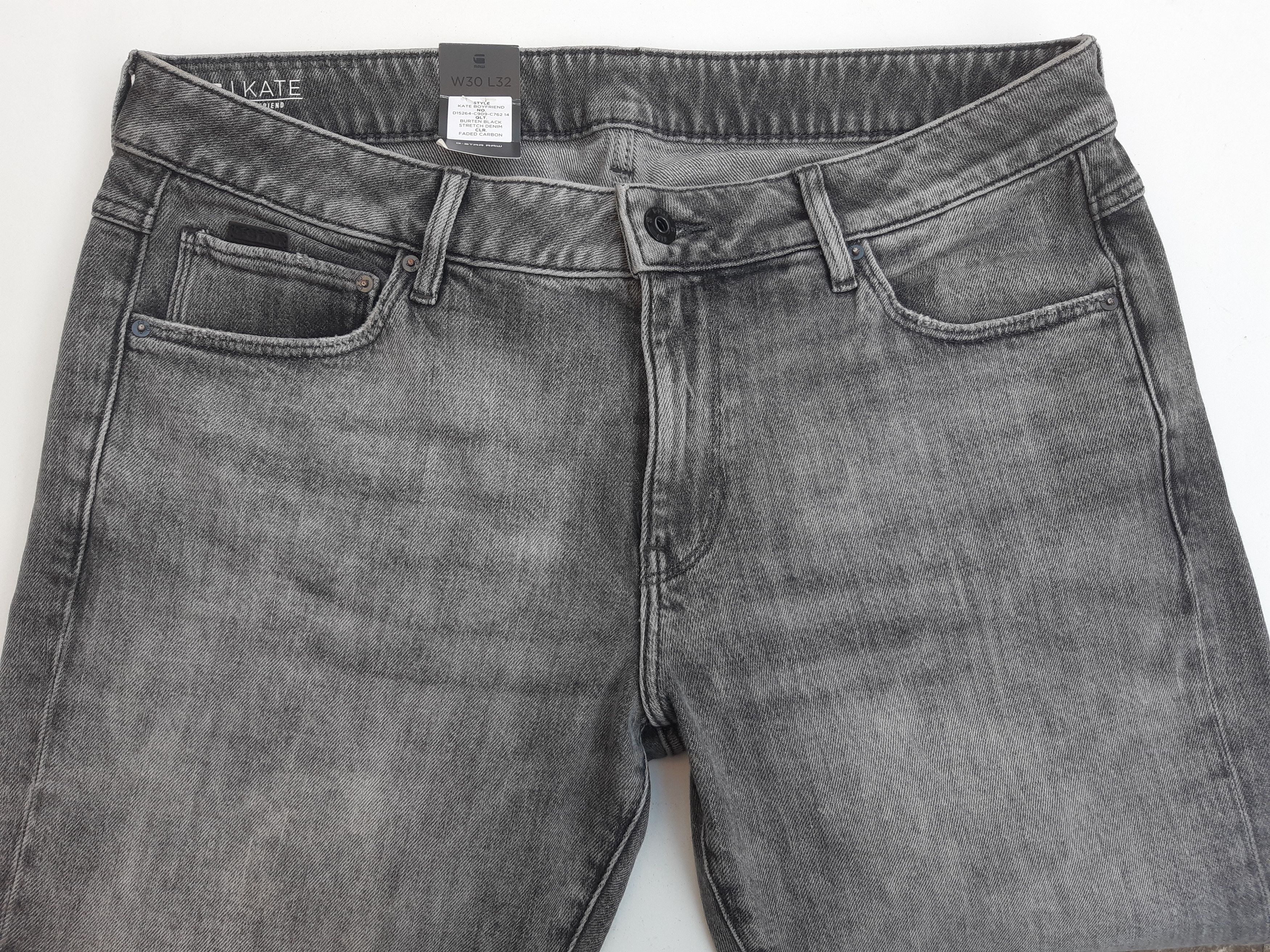 G-Star G-STAR RAW Kate Boyfriend Jeans Faded Carbon Grey NWT Size 30" / US 8 / IT 44 - 4 Thumbnail