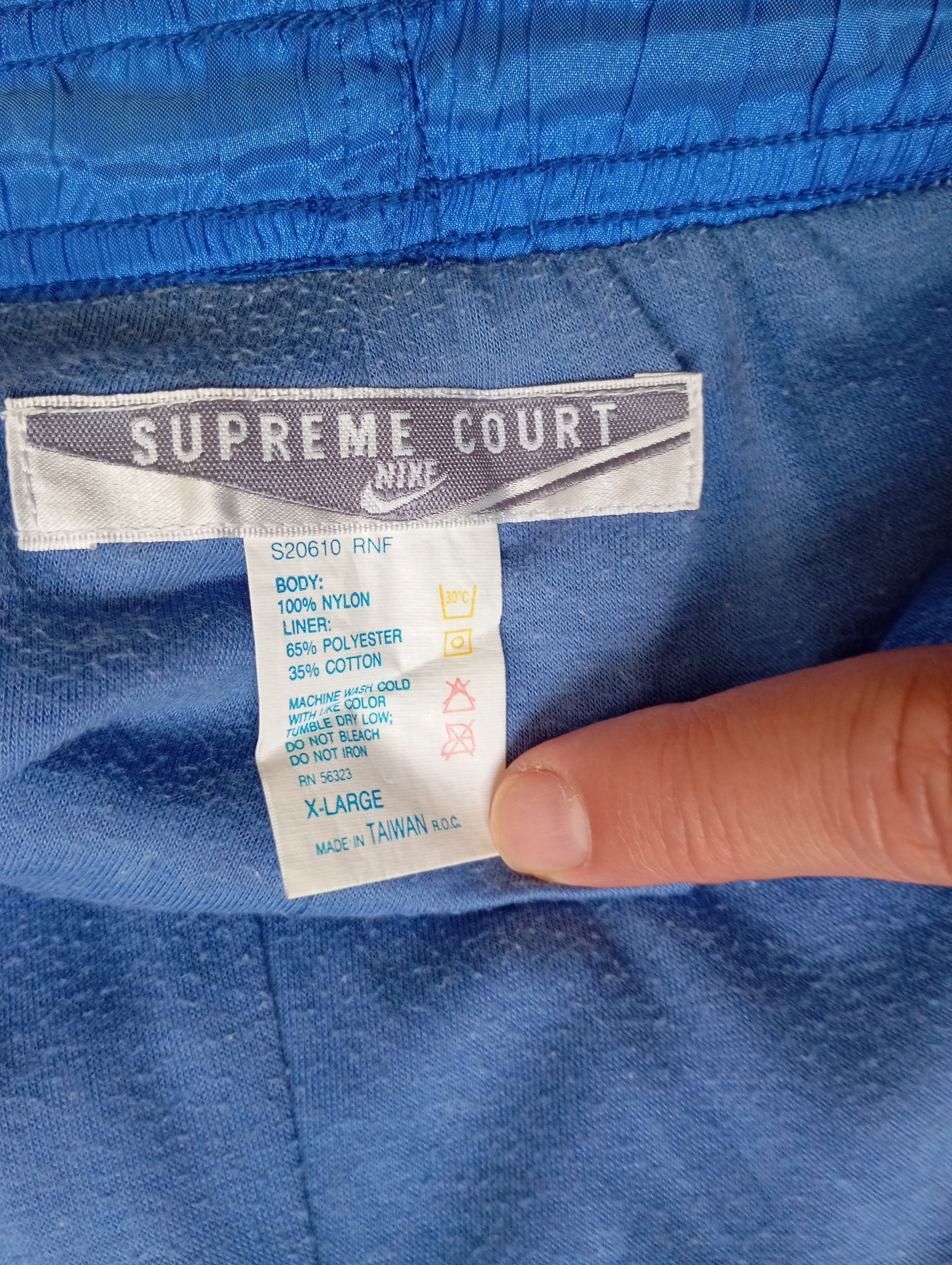 Nike × Supreme × Vintage Nike Supreme Court Vintage Sweatpants Size US 37 - 13 Thumbnail