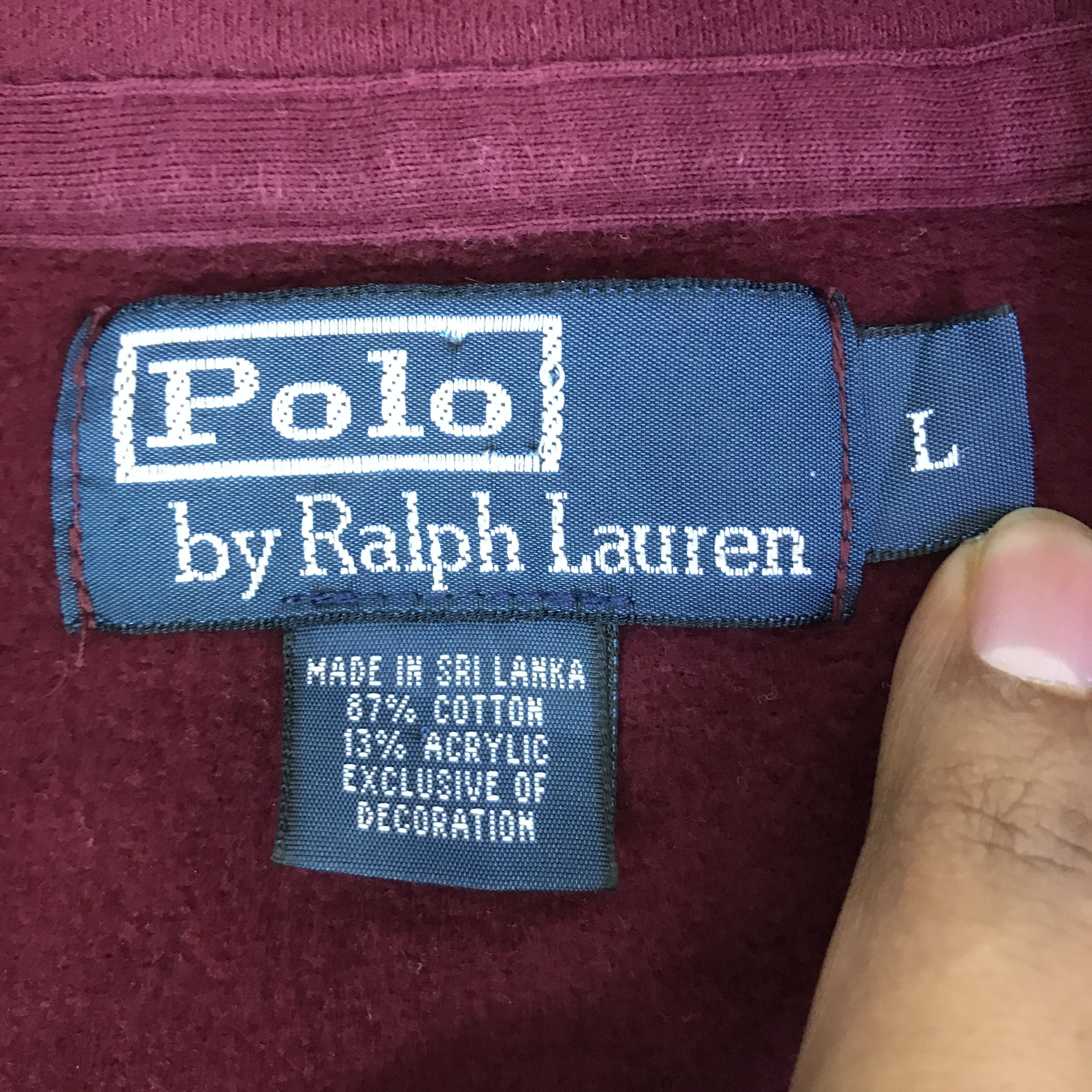 Polo Ralph Lauren POLO RALPH LAUREN HALF BUTTON SWEATSHIRT K116B15 Size US L / EU 52-54 / 3 - 9 Thumbnail