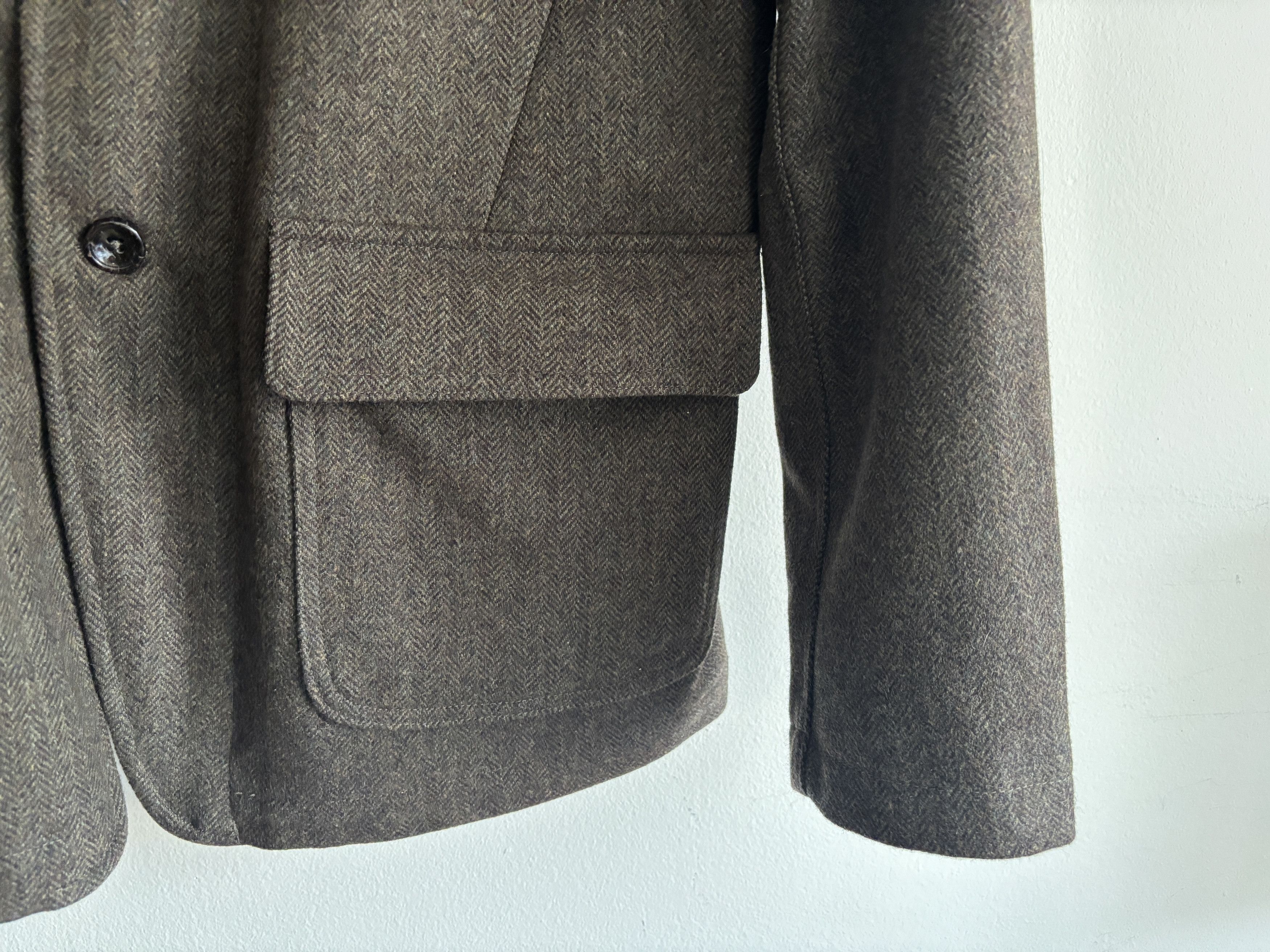 Taylor Stitch Olive Brown Wool Tweed Norfolk Hunting Jacket / Blazer- L Size US L / EU 52-54 / 3 - 4 Thumbnail