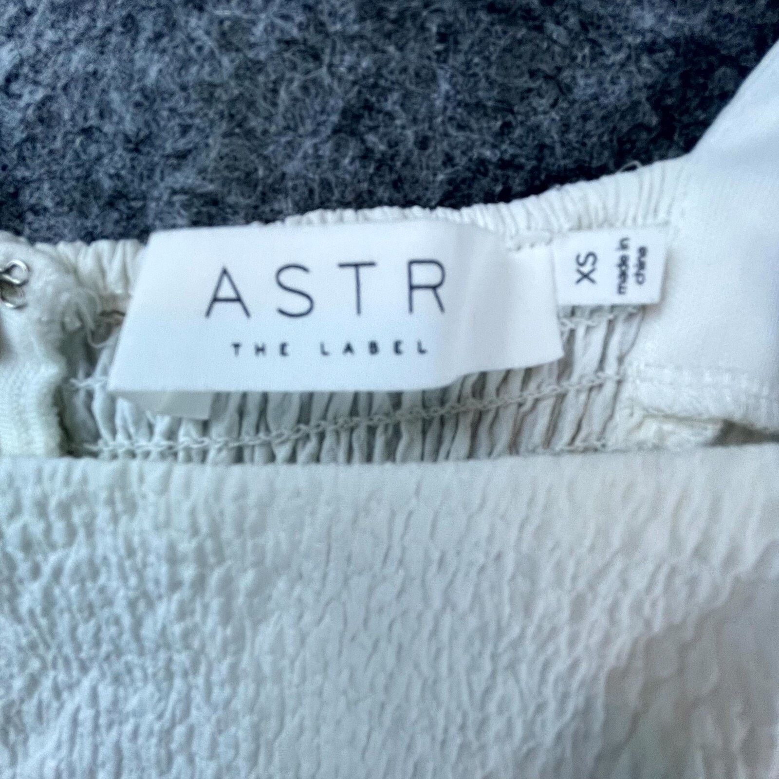 ASTR The Label ASTR The Label Dress Womens XS White Cutout Bow Cottage Chic Size XS / US 0-2 / IT 36-38 - 3 Thumbnail
