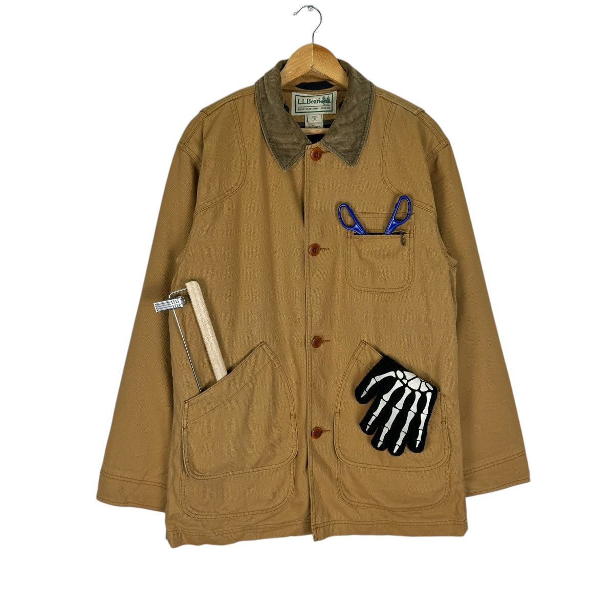 Hunter × L.L. Bean × Vintage ❄️LL BEAN CHORE HUNTING BUTTON JACKET Size US S / EU 44-46 / 1 - 3 Thumbnail
